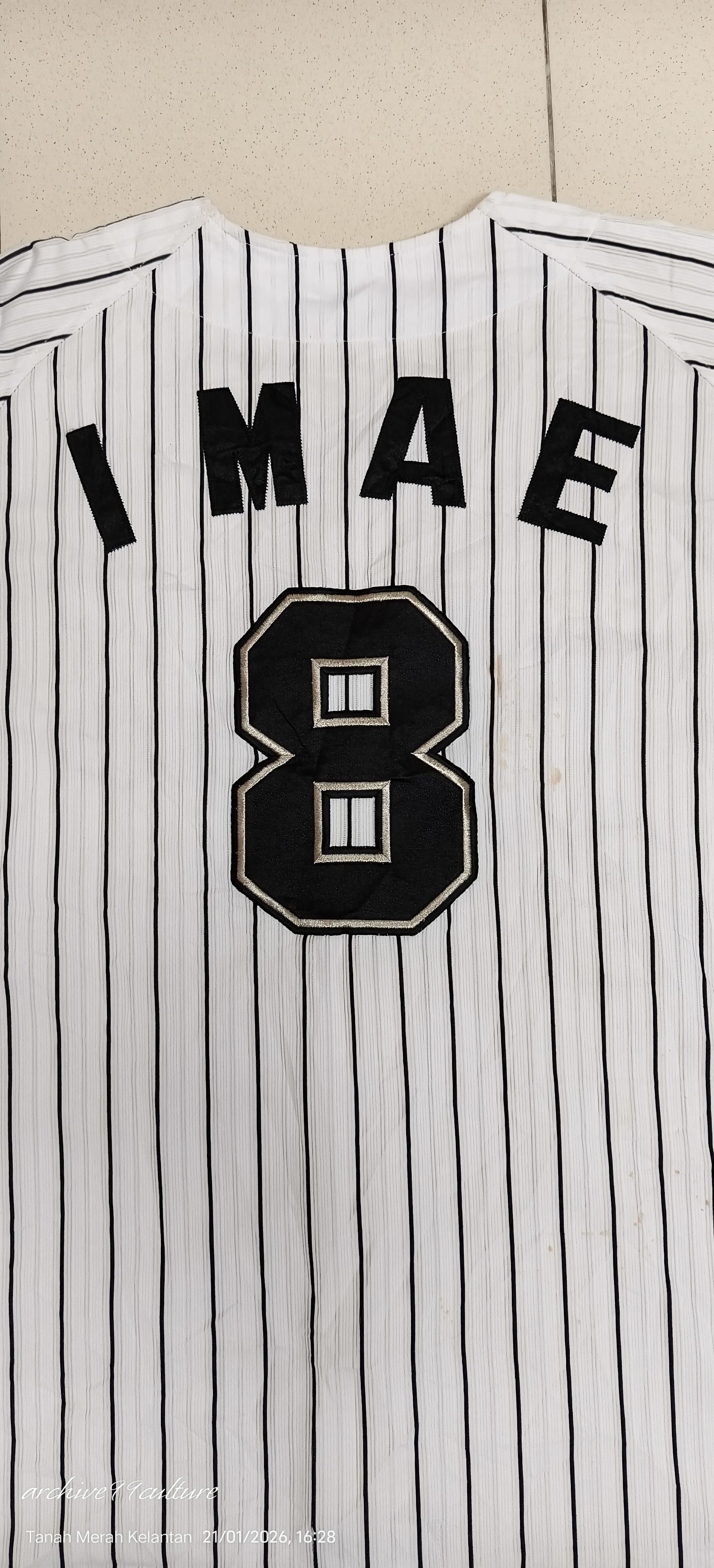Descente Rare Chiba Lotte Marines Toshiaki Imae Home Jersey Size US M / EU 48-50 / 2 - 8 Thumbnail