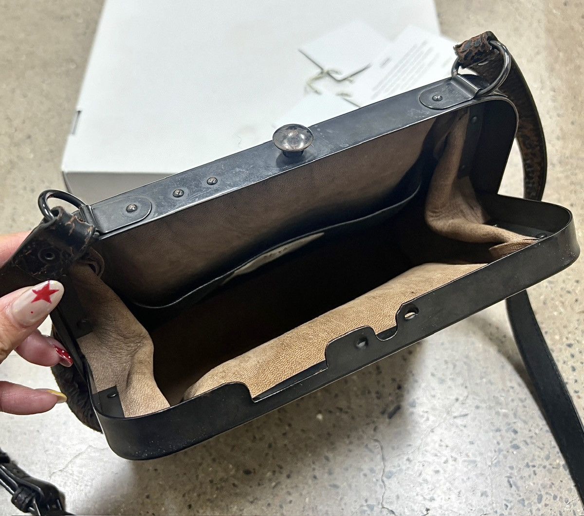 Visvim Visvim 20aw Frame Bag（L） Dk.brown Size ONE SIZE - 10 Thumbnail