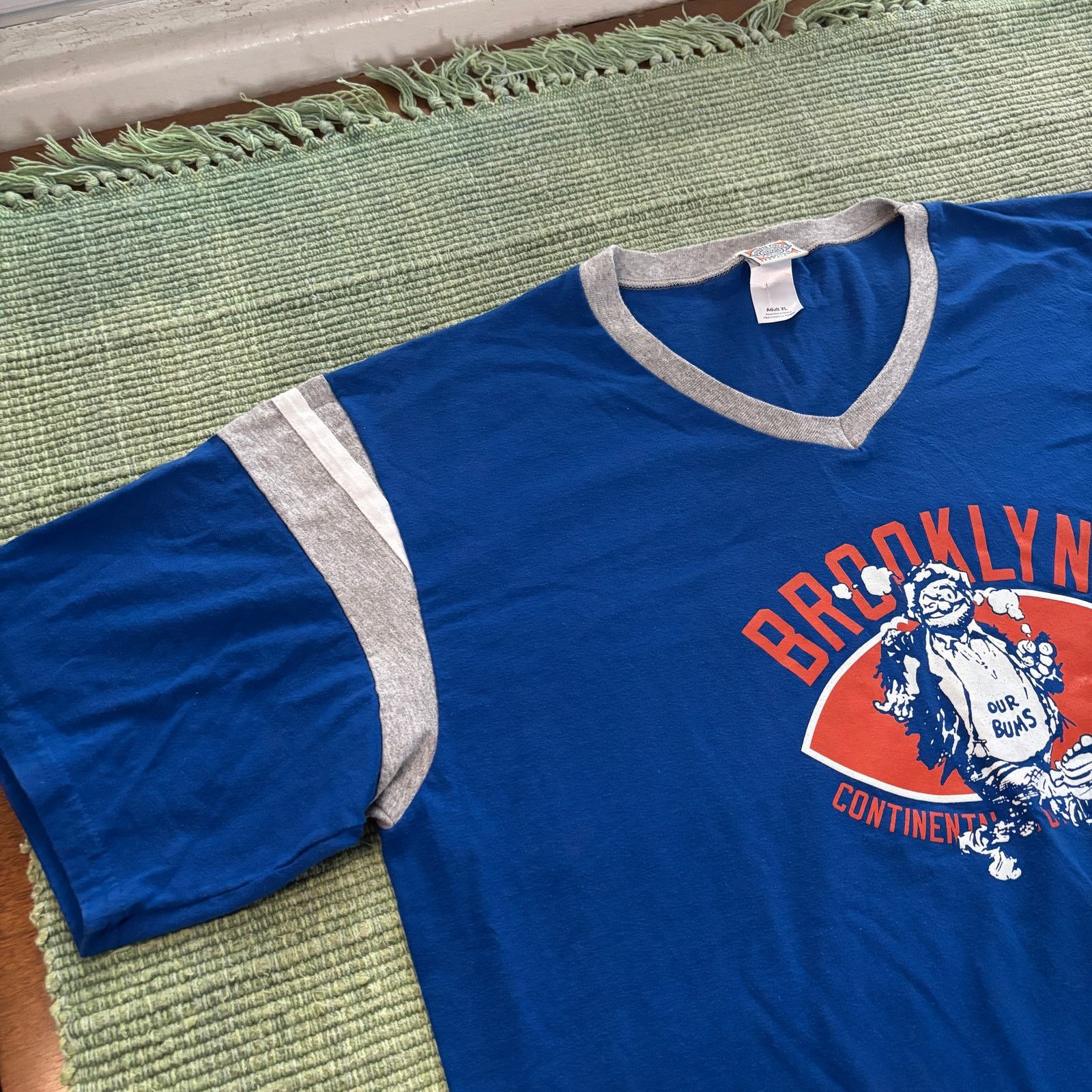 Vintage Ebbets Field Retro Brooklyn Dodgers 40s Style Our Bums Shirt Size US XL / EU 56 / 4 - 7 Thumbnail