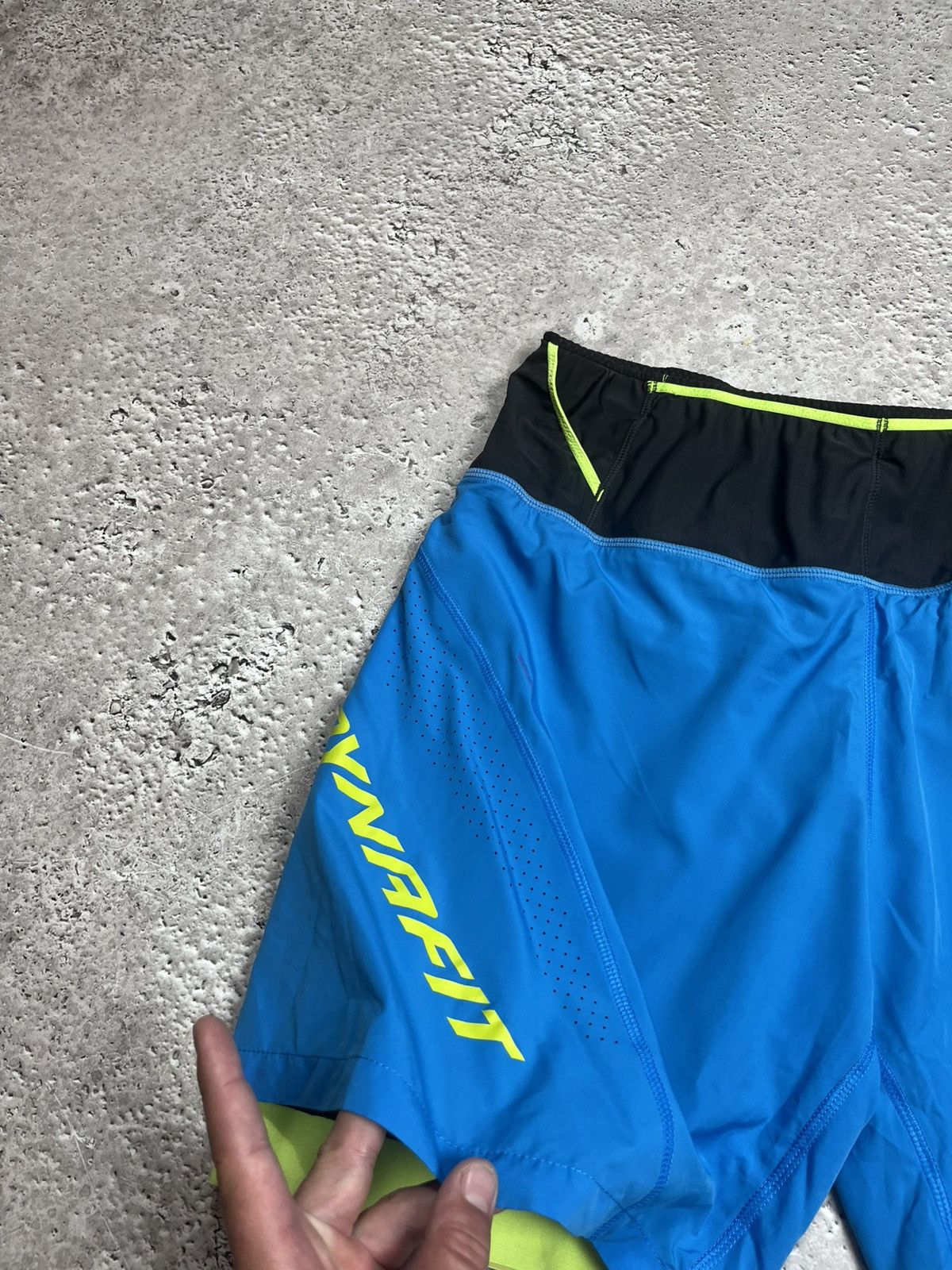 Other Dynafit Trail Running Shorts Blue Black Neon Size EU 50 US M Size US 34 / EU 50 - 6 Thumbnail
