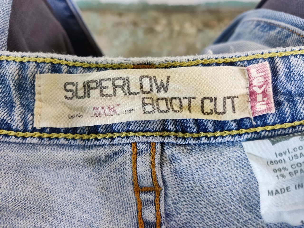Levi's vintage levis 515 superlow bootcut flare denim Size 35" - 6 Thumbnail
