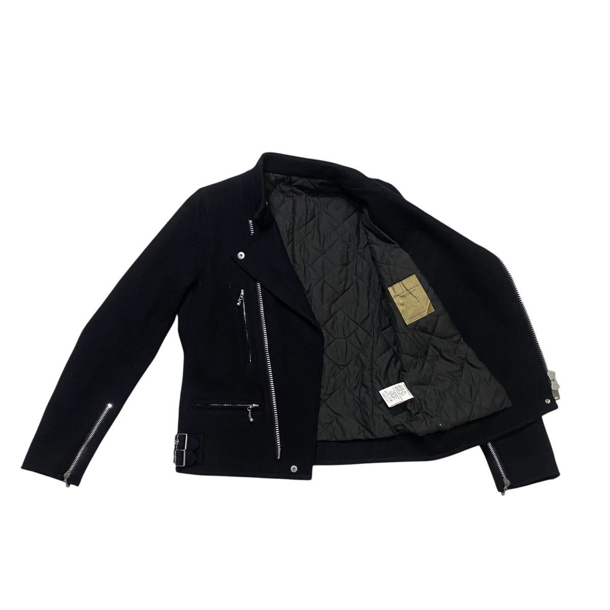 Designer × Japanese Brand Rope J consection motocyle wool jacket Size US M / EU 48-50 / 2 - 9 Thumbnail
