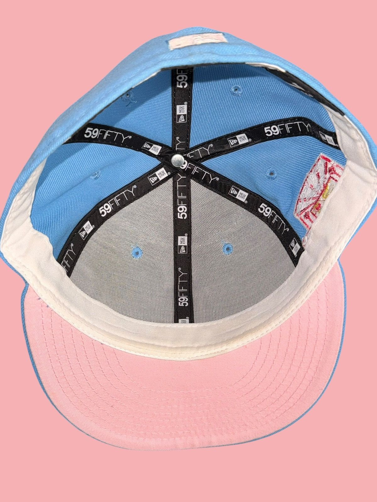 New Era LAST 7 3/8 LA dodgers palm tree fitted PINK bottom Size ONE SIZE - 5 Thumbnail