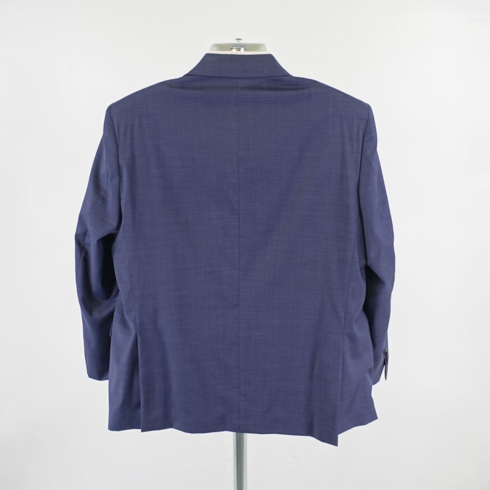 Kenneth Cole Kenneth Cole Awearness Wool Blue Birdseye 2 Button Blazer 44 Size 44S - 6 Thumbnail