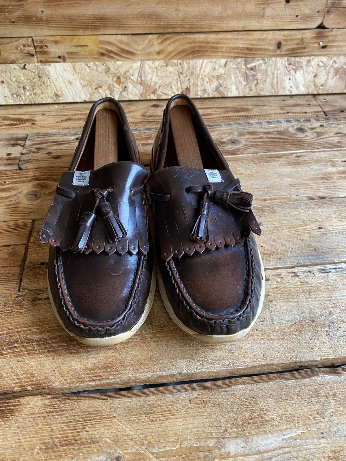 Visvim Visvim fabro folk loafers | Grailed