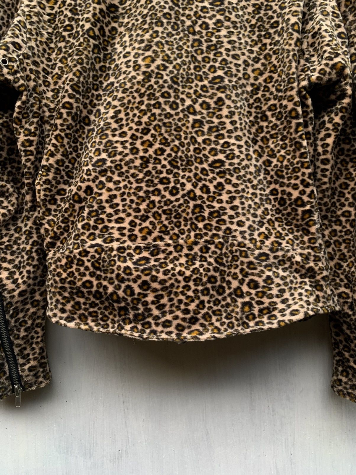 Vintage Vintage devil n bass leopard perfecto motorcycle jacket Size US L / EU 52-54 / 3 - 8 Thumbnail