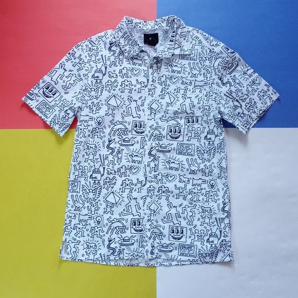 Keith Haring H&M x Keith Haring Button-Up Shirt | Grailed