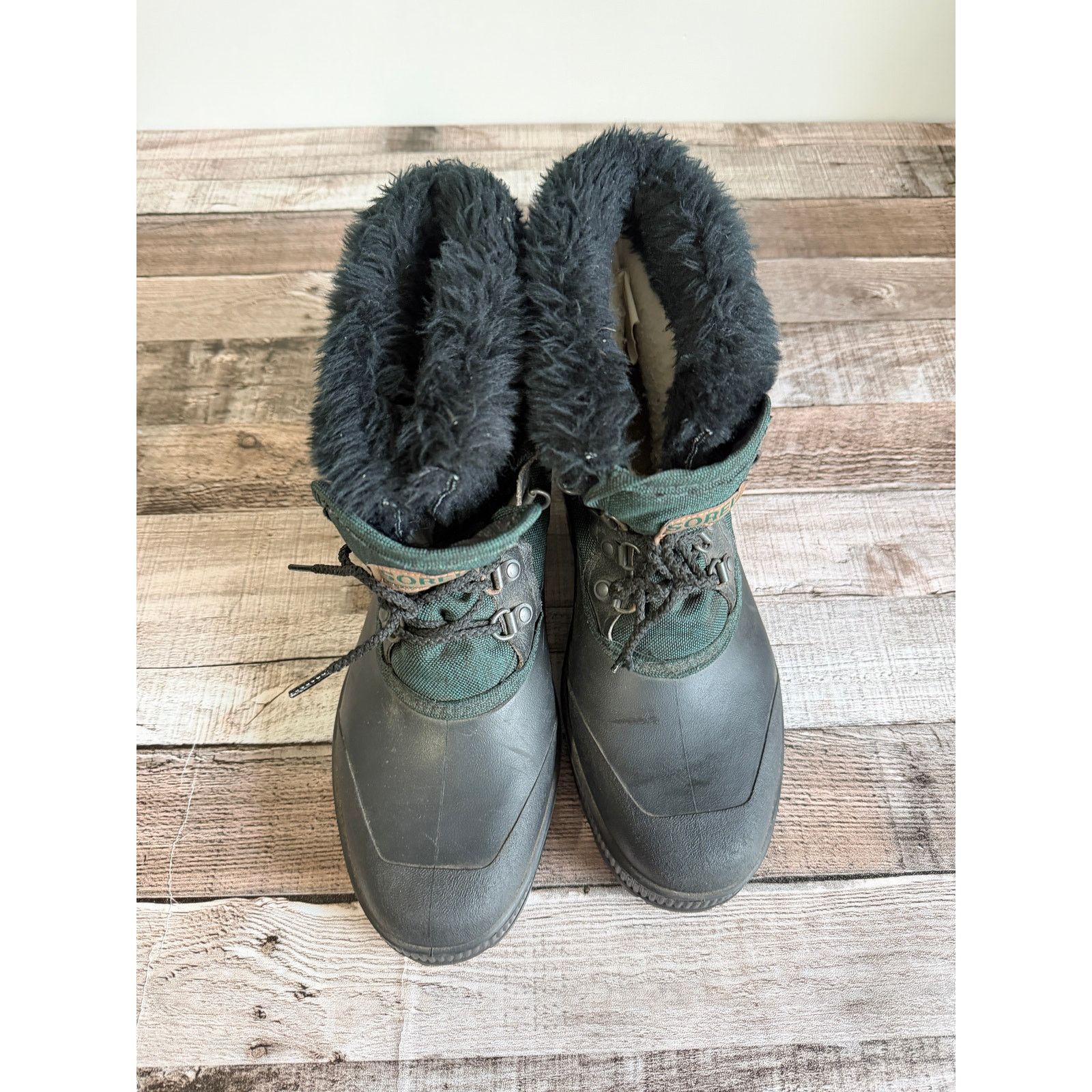 SOREL Sorel Dark Green and Black Winter Boots Women's Size 11 Size US 11 / IT 41 - 3 Thumbnail