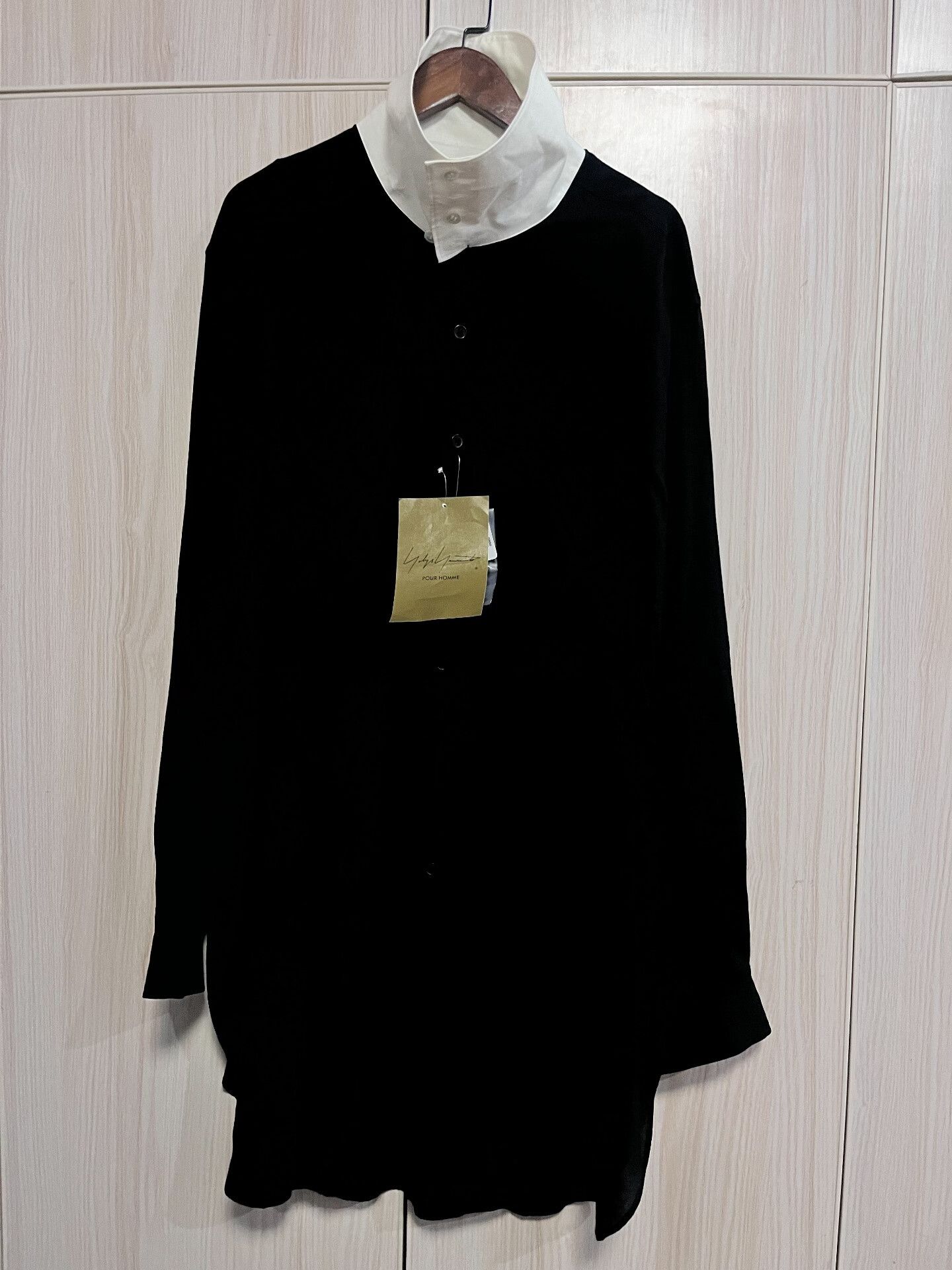 Yohji Yamamoto Yohji Yamamoto Classic Collar Blouse Size L / US 10 / IT 46 - 1 Thumbnail