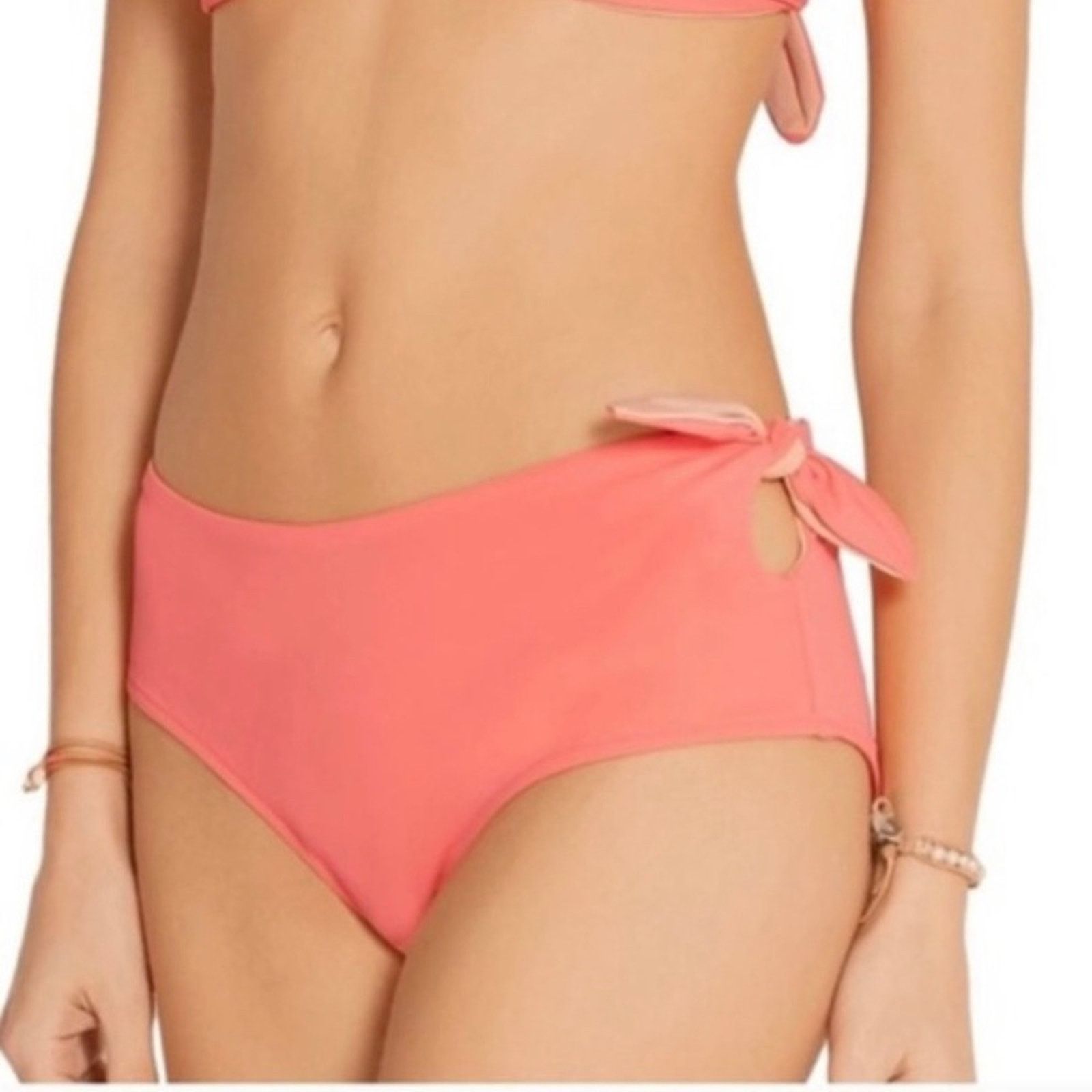 Solid & Striped Solid & Striped The Grace Swim Bottom Coral Small Size ONE SIZE - 1 Thumbnail