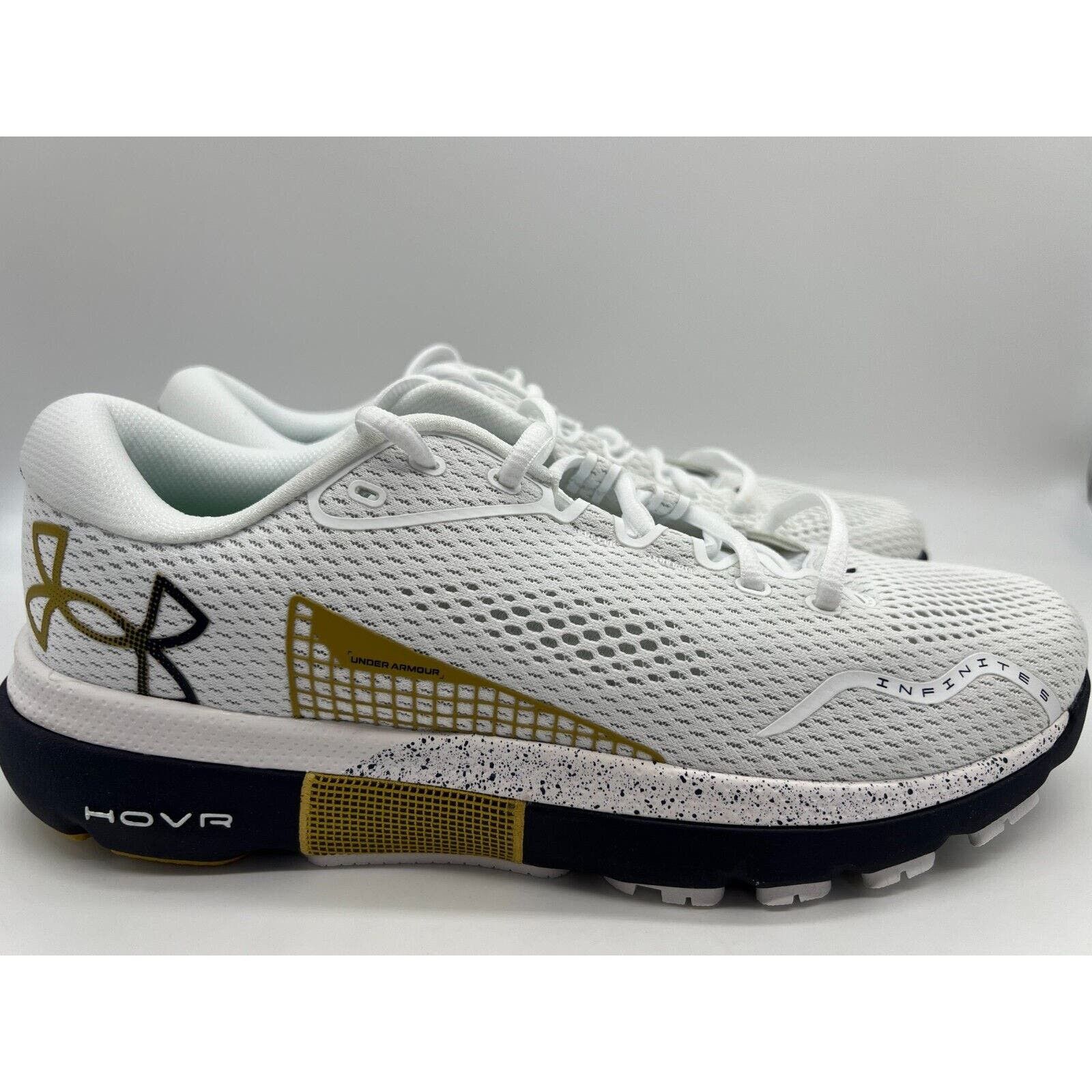 image of Under Armour Notre Dame Infinite 5 3027421-102 Men Size 11 Shoes in White