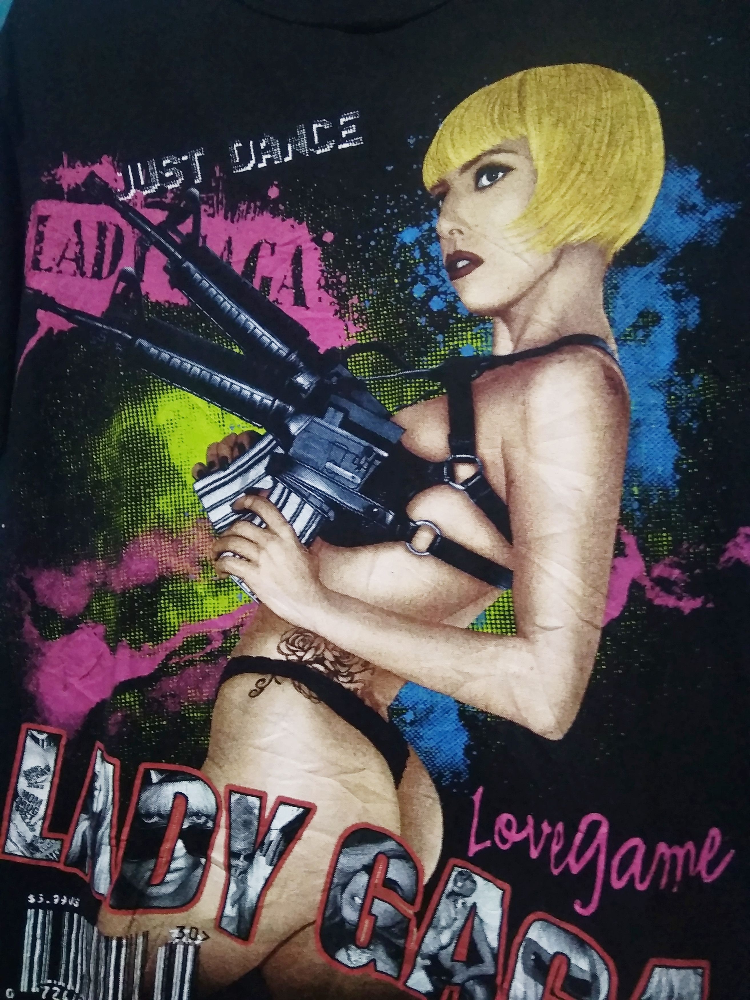 Band Tees Rare Lady Gaga rap tees Britney spears Pink Gwen Stefani Size US L / EU 52-54 / 3 - 7 Thumbnail