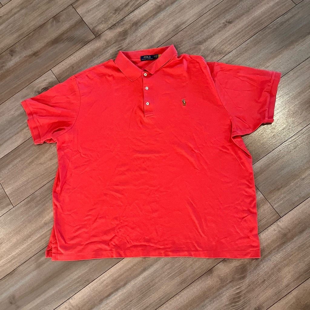 Polo Ralph Lauren Polo Ralph Lauren Pink/Coral Polo Men 3XB Bin G-0 Size US XXL / EU 58 / 5 - 1 Thumbnail