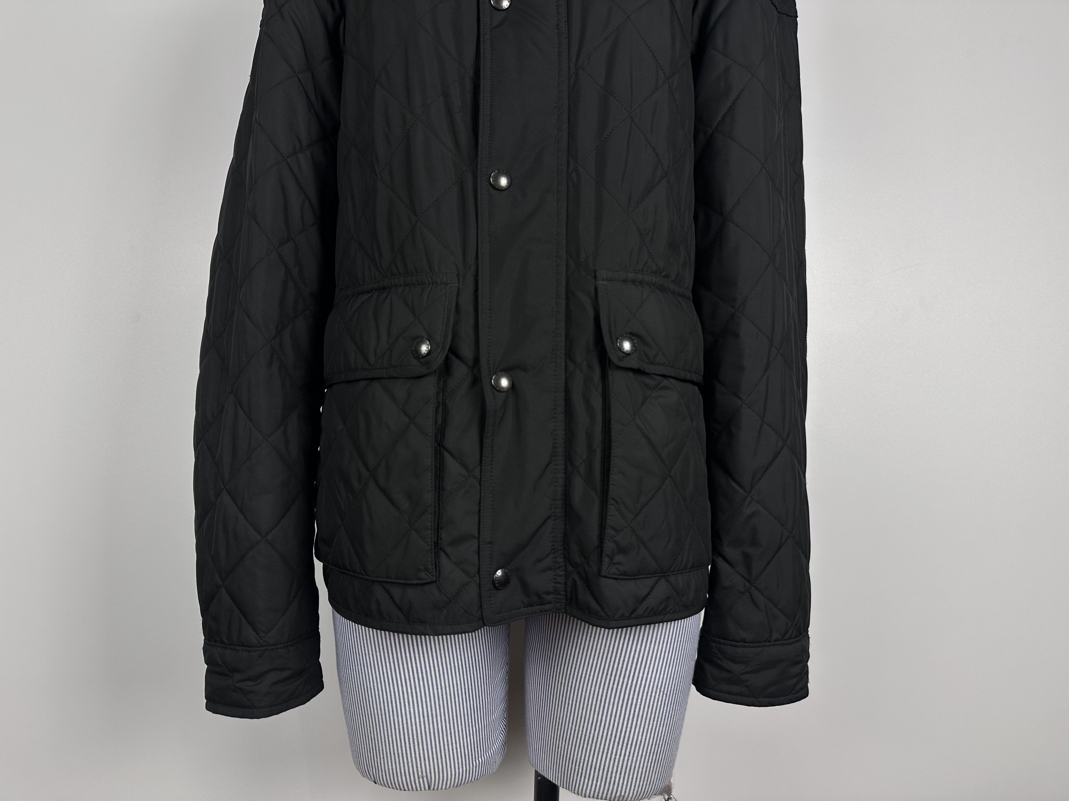 Polo Ralph Lauren Polo Ralph Lauren Womens Quilted Jacket Snap Button Black Size M / US 6-8 / IT 42-44 - 3 Thumbnail