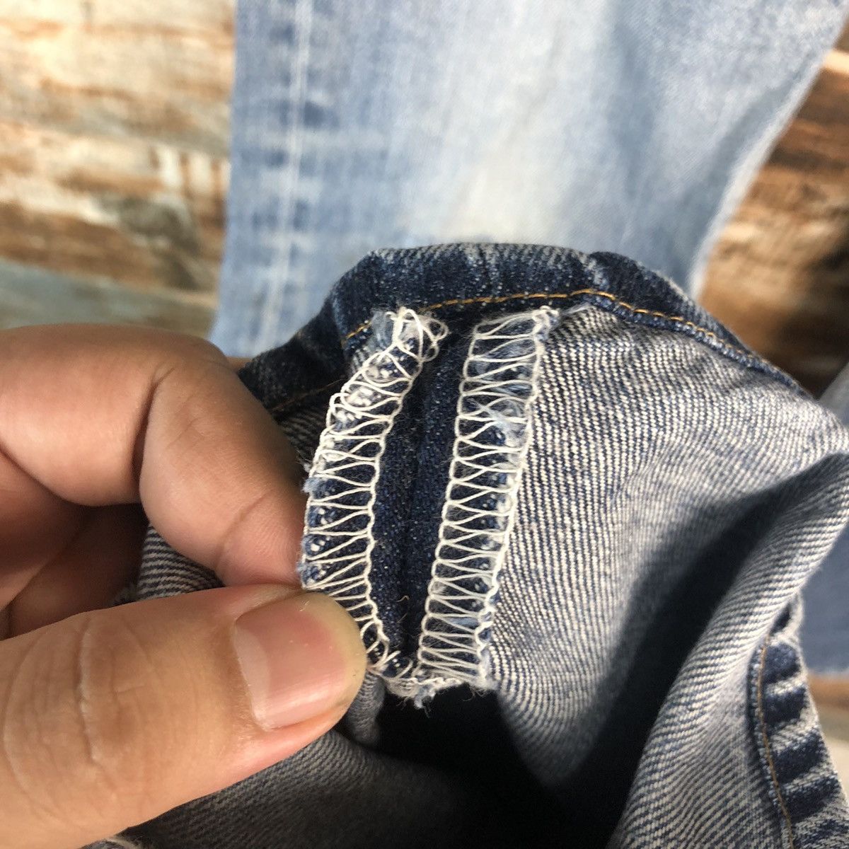 Levi's Levis Blue Distressed Denim Pants #A2076 Size US 29 - 11 Thumbnail