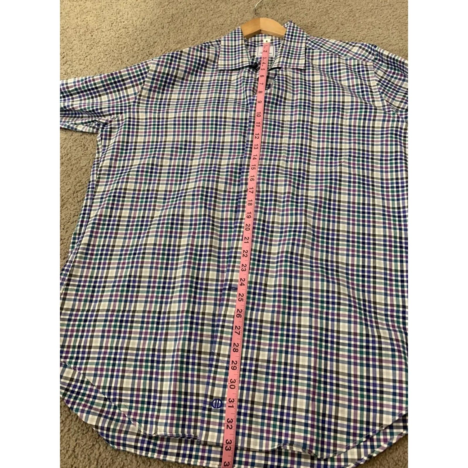 David Donahue David Donahue Plaid 100% Cotton Button Front Shirt XL Men Multicolor Long Sleeve Button-Up Short Description: N/A Size US XL / EU 56 / 4 - 6 Thumbnail