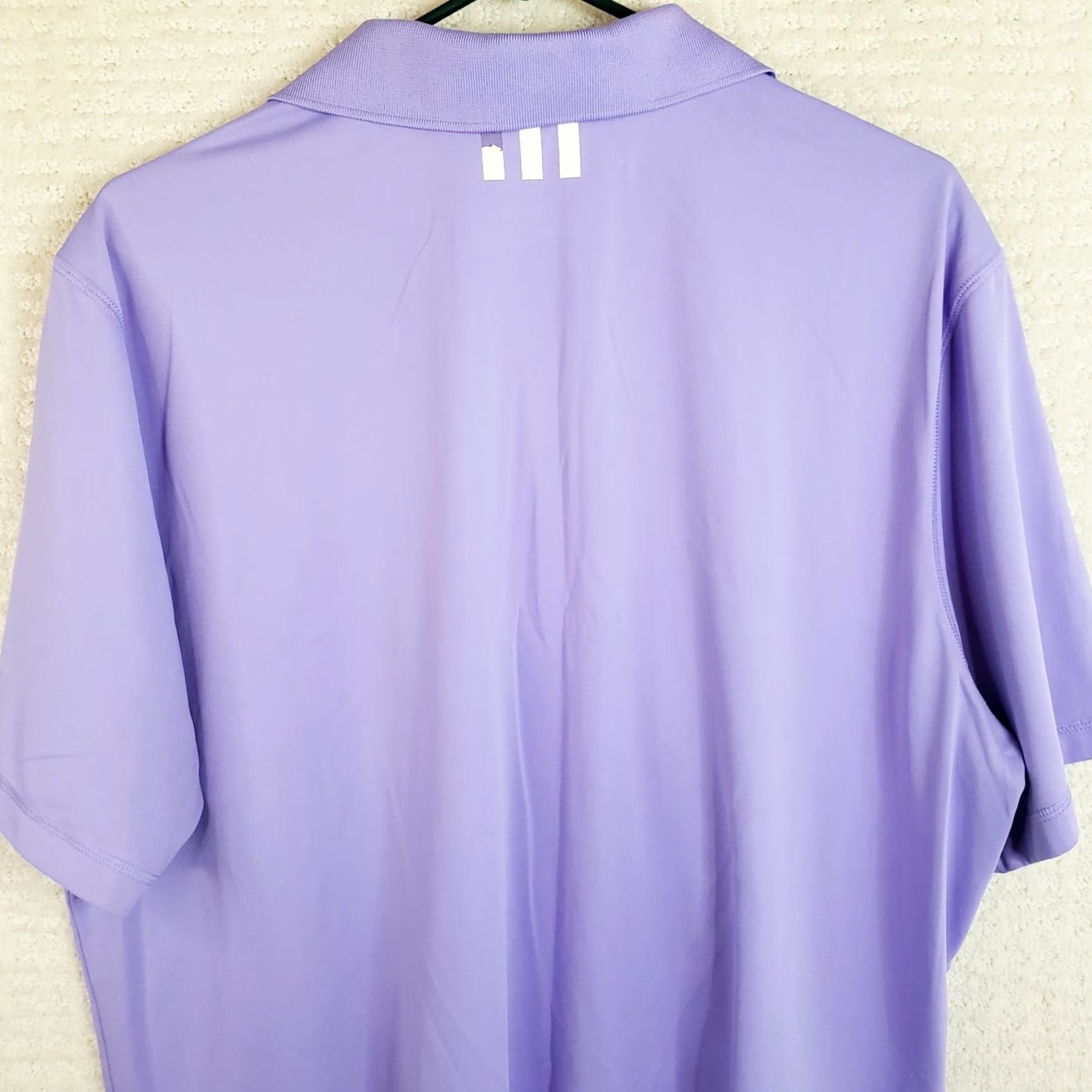 Adidas Adidas Puremotion Polo Shirt Mens XL Lavender Purple Short Sleeve Golf Casual Activewear Workwear Size US XL / EU 56 / 4 - 6 Thumbnail