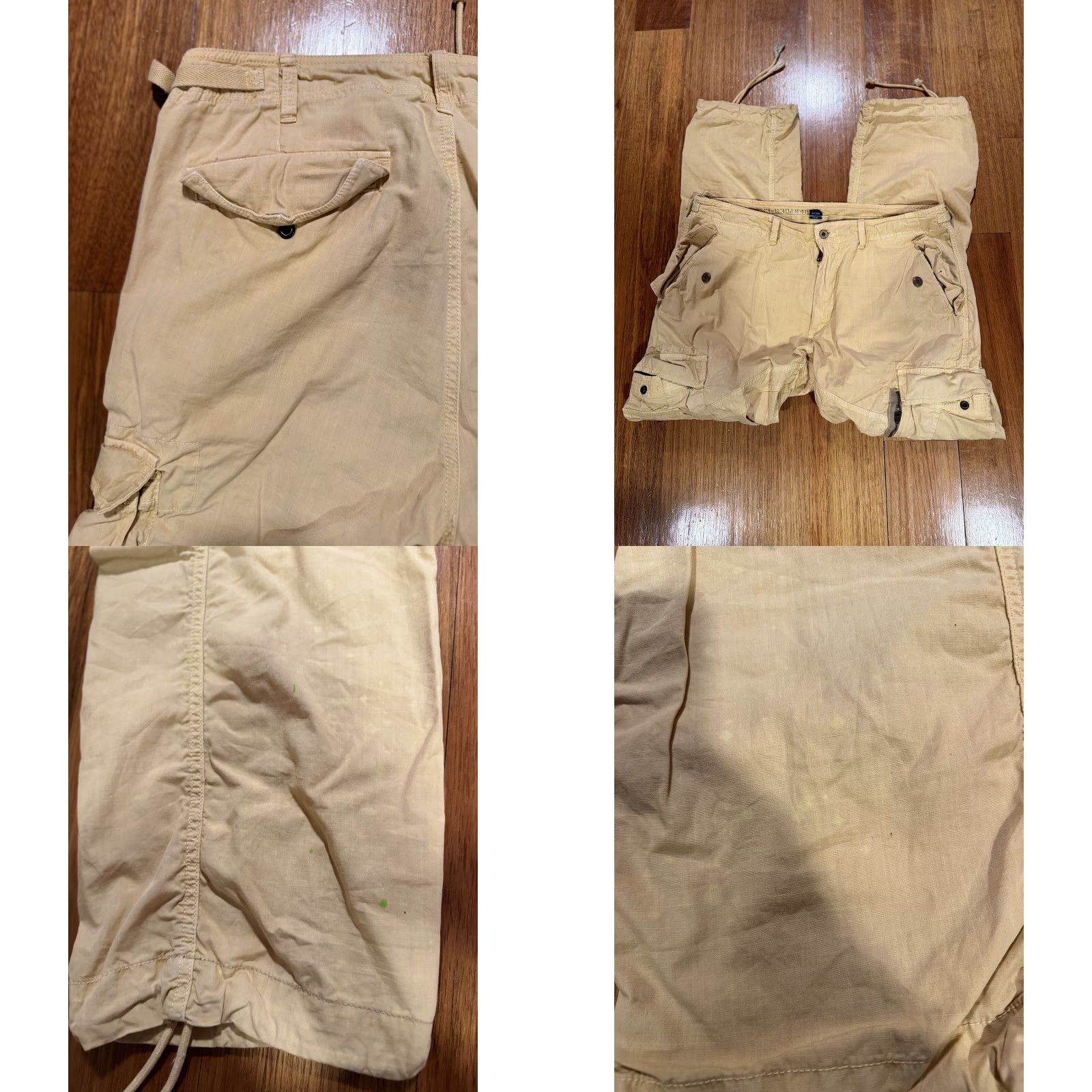Polo Ralph Lauren VINTAGE Polo Ralph Lauren M-1957 Straight Fit Utility Cargo Pants Men 38/32 Beige Cargo Pants Men Size US M / EU 48-50 / 2 - 9 Thumbnail