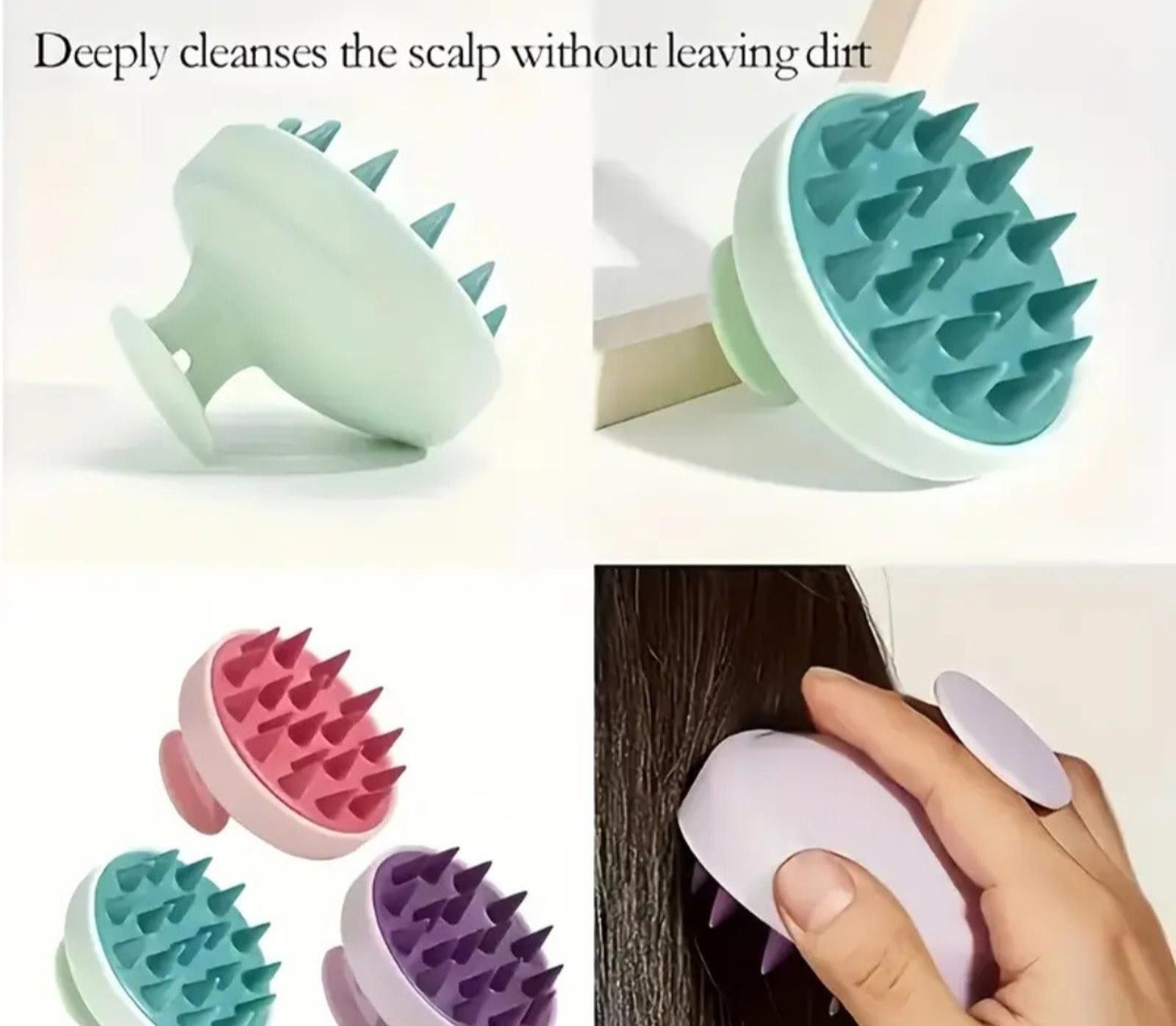 The Unbranded Brand Silicon (Shampoo Brush)-(Scalp Massager)-(Pink)-(New)-$10.00 Size ONE SIZE - 5 Thumbnail