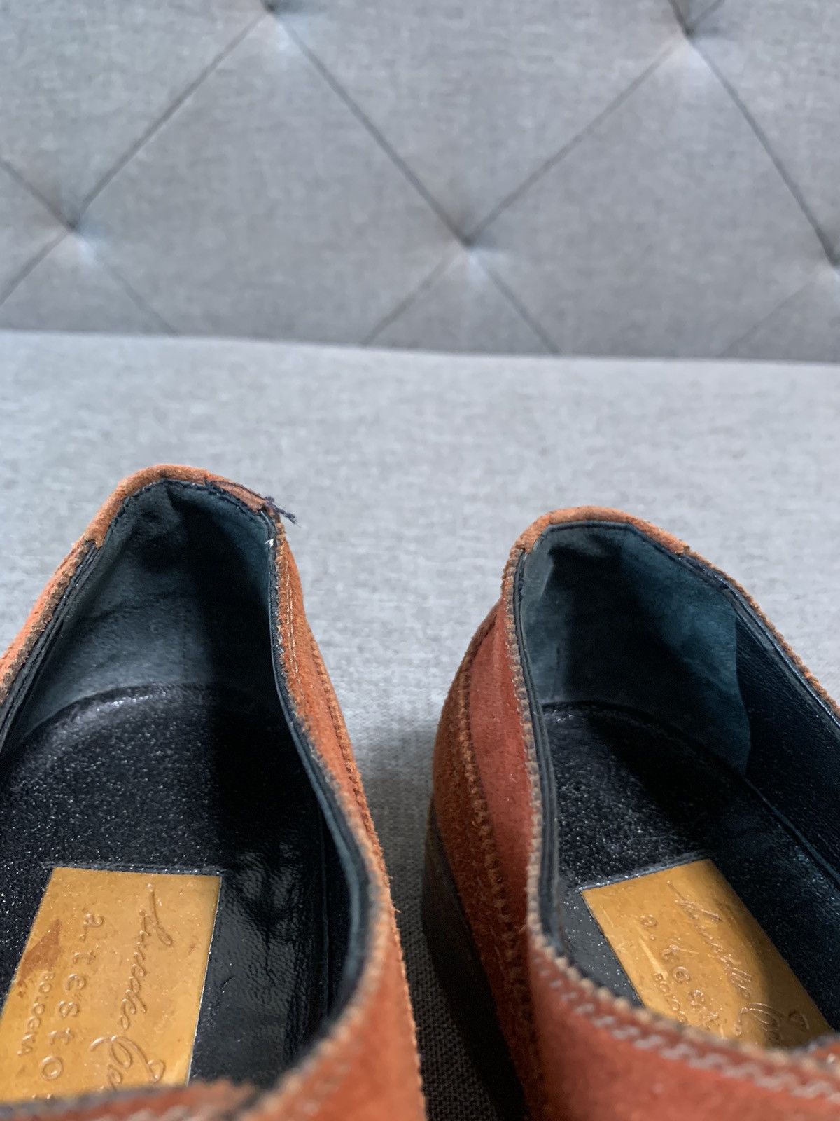 Testoni A. Testoni Suede Formal Shoes Size US 8 / EU 41 - 3 Thumbnail