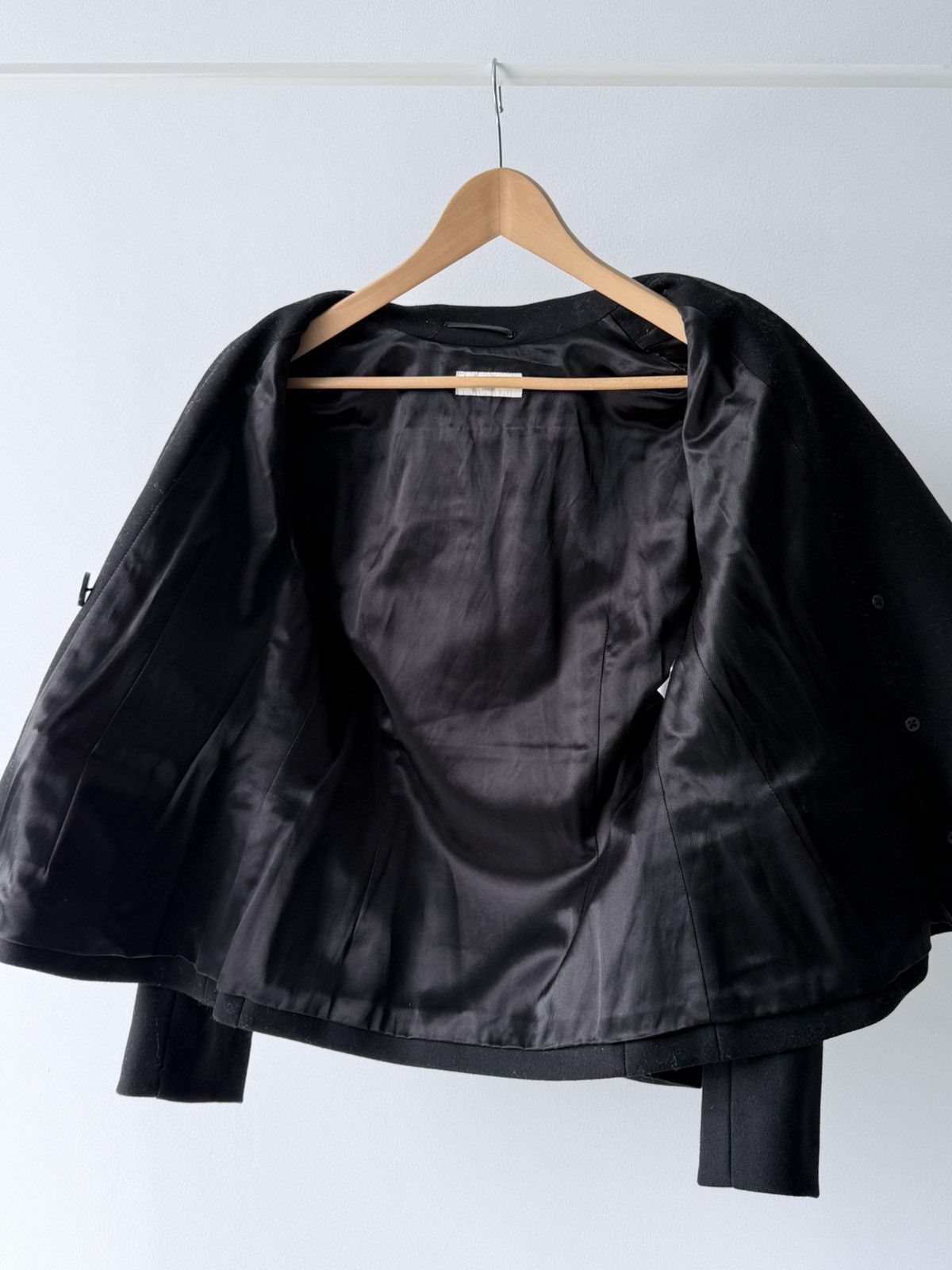 Dries Van Noten Dries Van Noten Wool Double Breasted Short Coat Jacket Size XS / US 0-2 / IT 36-38 - 9 Thumbnail