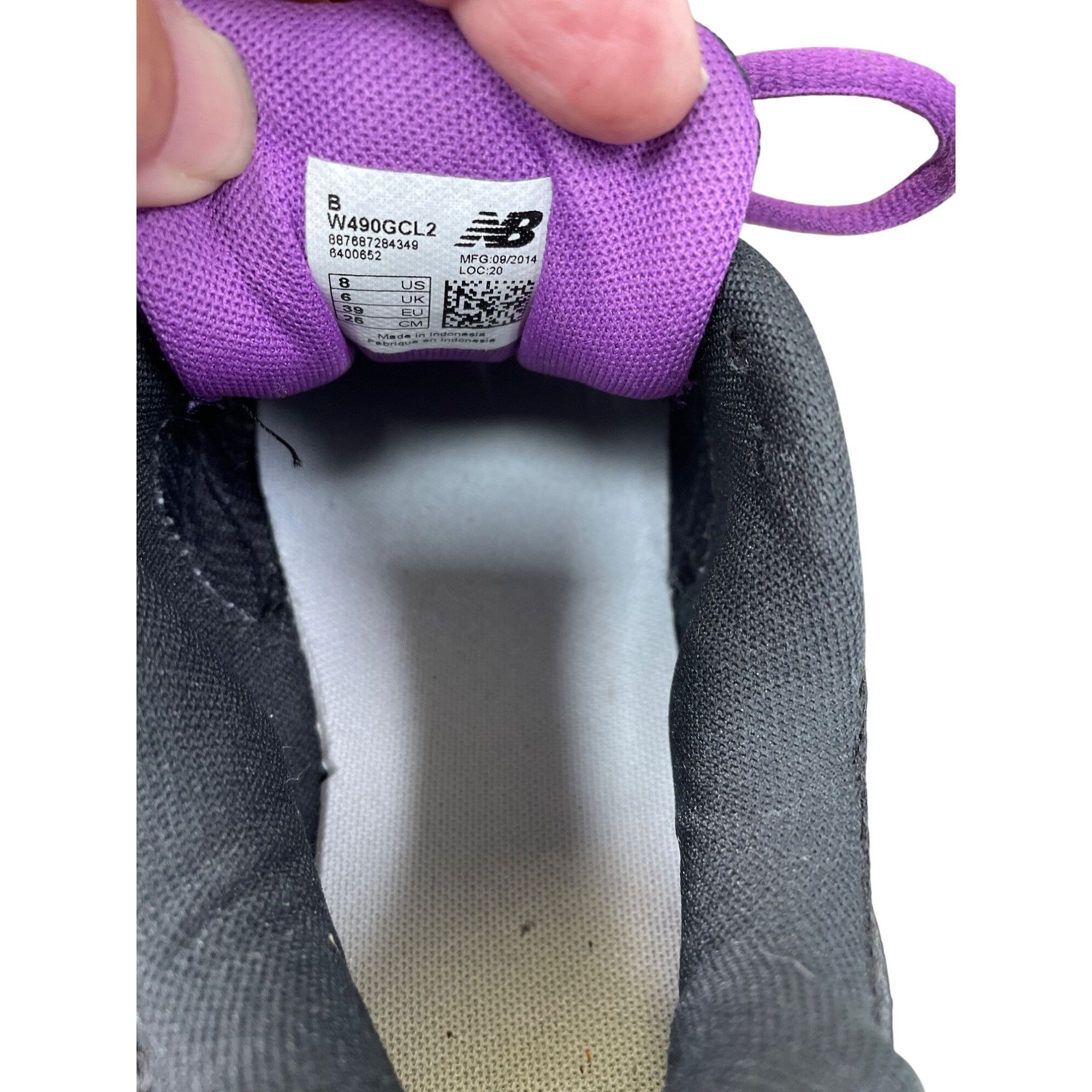 New Balance New Balance 490v2 Womens black purple Running sneakers size Size US 8 / IT 38 - 12 Thumbnail
