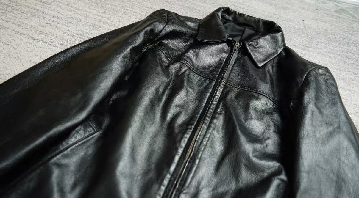Yohji Yamamoto Yohji Yamamoto Double Zip Cowhide Mid-Length Jacket Size US M / EU 48-50 / 2 - 3 Thumbnail