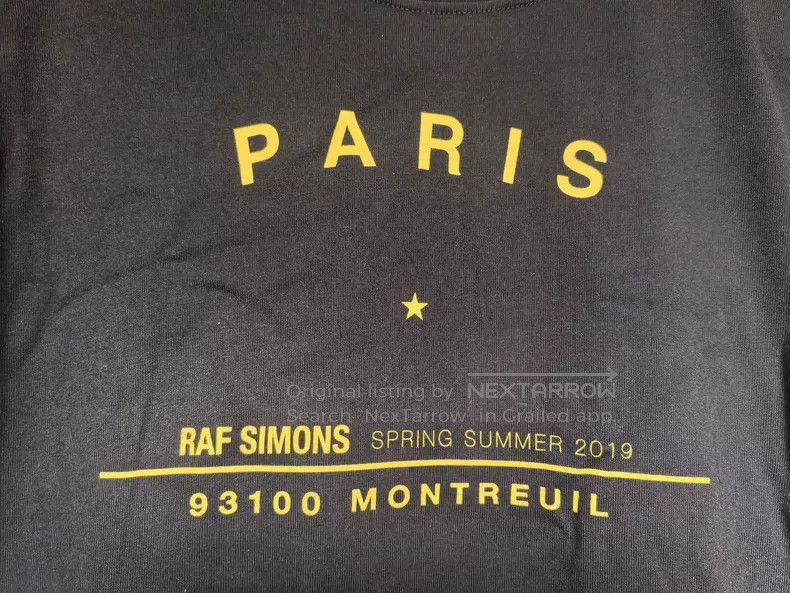 Raf Simons Raf simons Ss19 short sleeve travelling non-band short sle Size US S / EU 44-46 / 1 - 2 Thumbnail