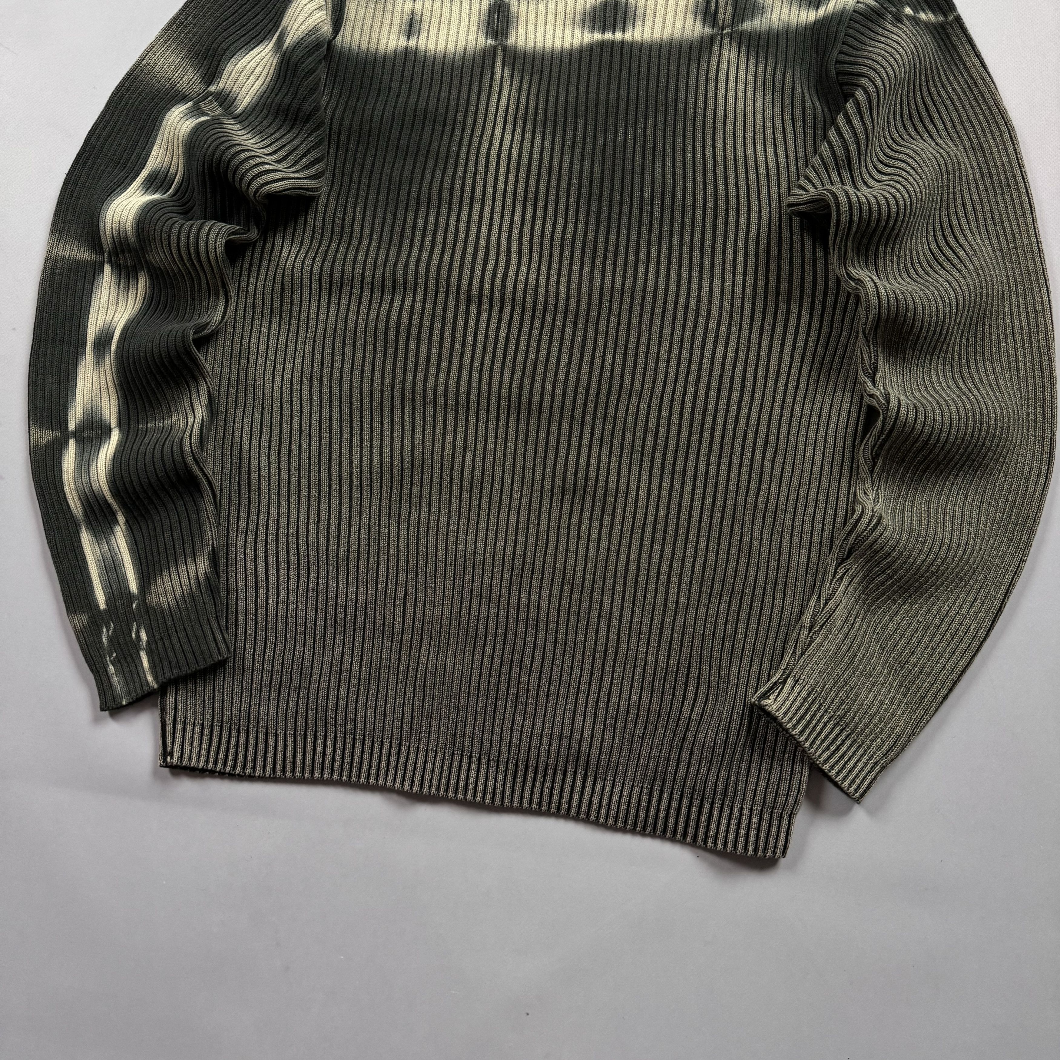 Japanese Brand VINTAGE RIBBED FADED KNIT SWEATER JUNYA WATANABE STYLE Y2K Size US L / EU 52-54 / 3 - 8 Thumbnail