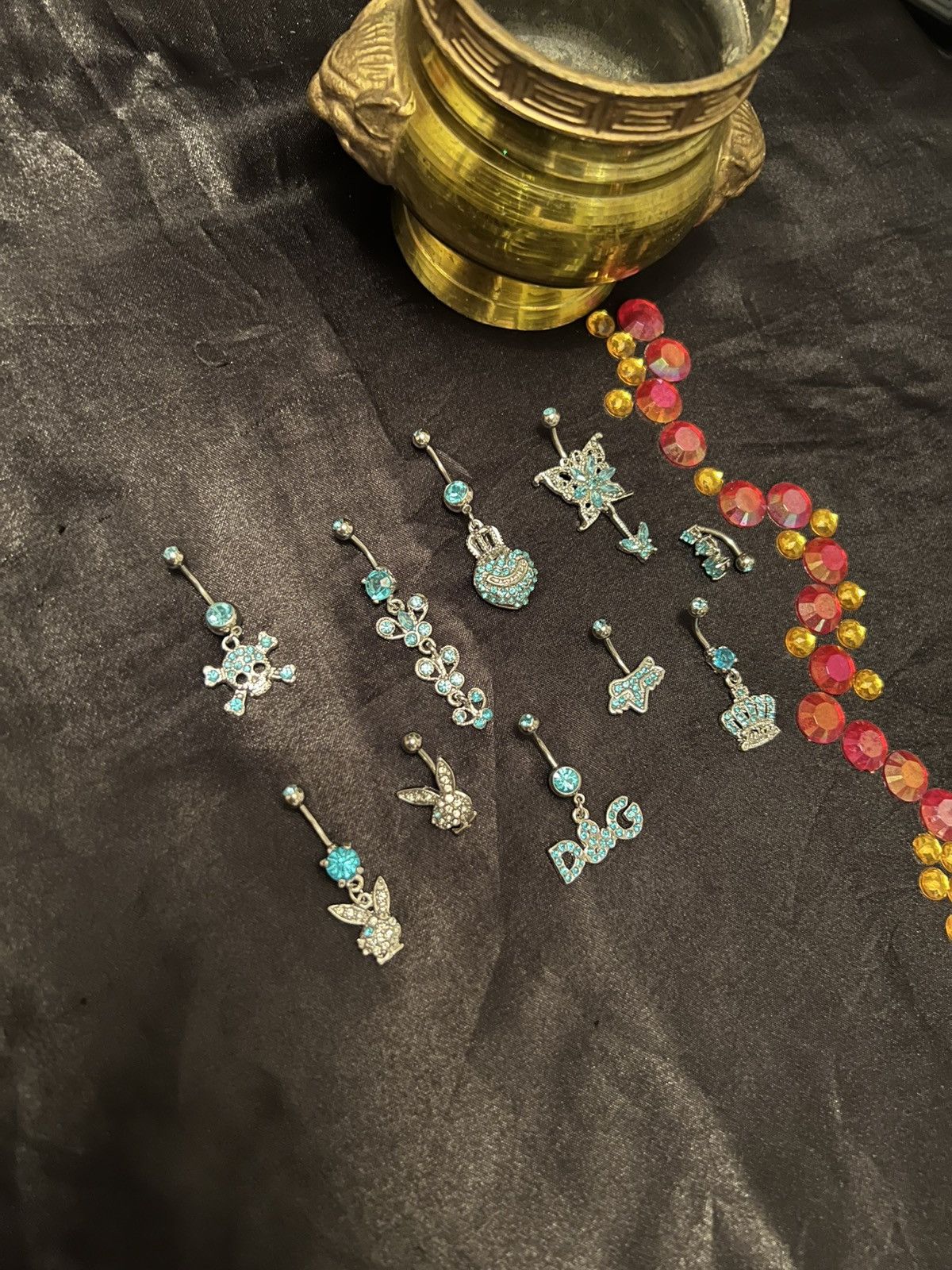 Other 10 Piece Belly Button Rings Size ONE SIZE - 5 Thumbnail