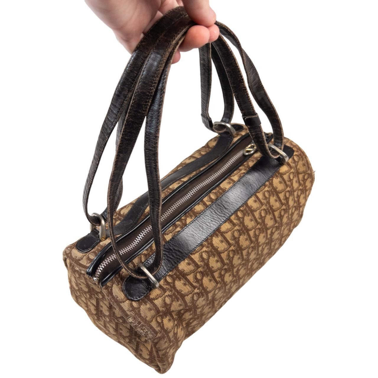 Dior Vintage Dior Monogram Shoulder Bag Size ONE SIZE - 6 Thumbnail