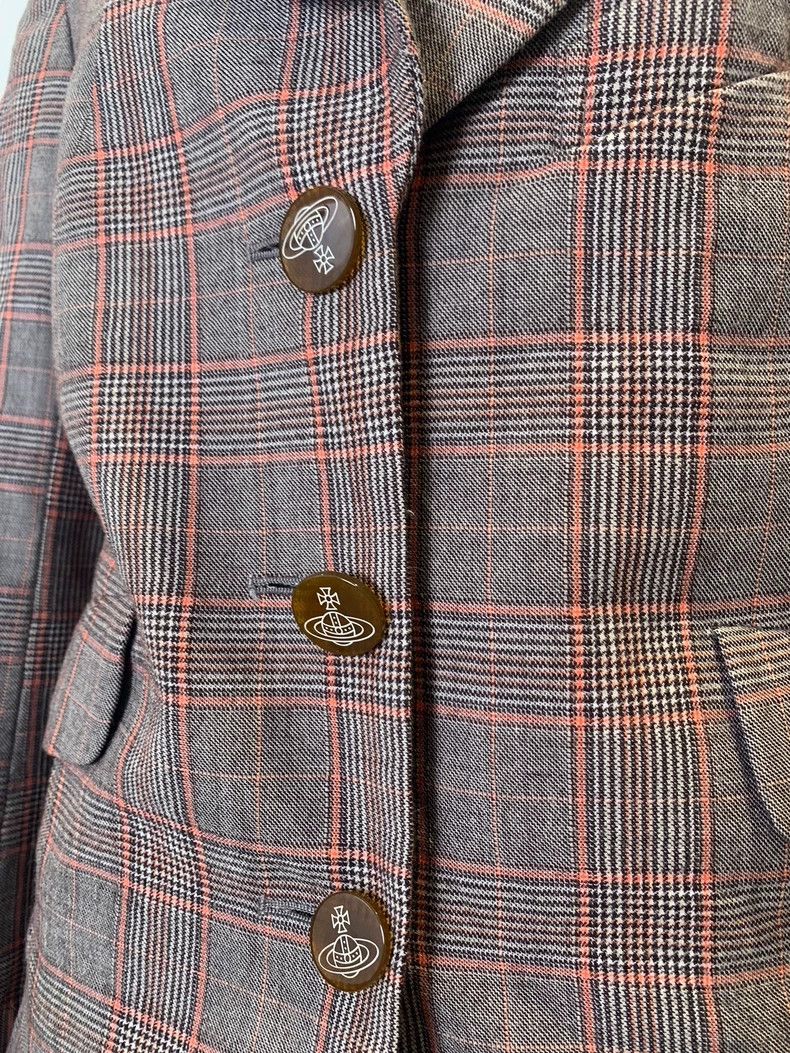 Vivienne Westwood Vivienne Westwood size2 Brown checkered coat and skirt set Size M / US 6-8 / IT 42-44 - 5 Thumbnail