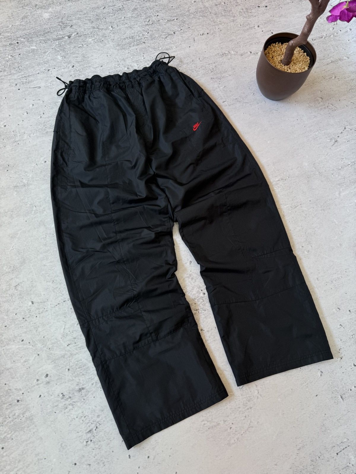 NIKE AIR NYLON VINTAGE OVERSIZE BAGGY FIT PANTS SWEATPANTS