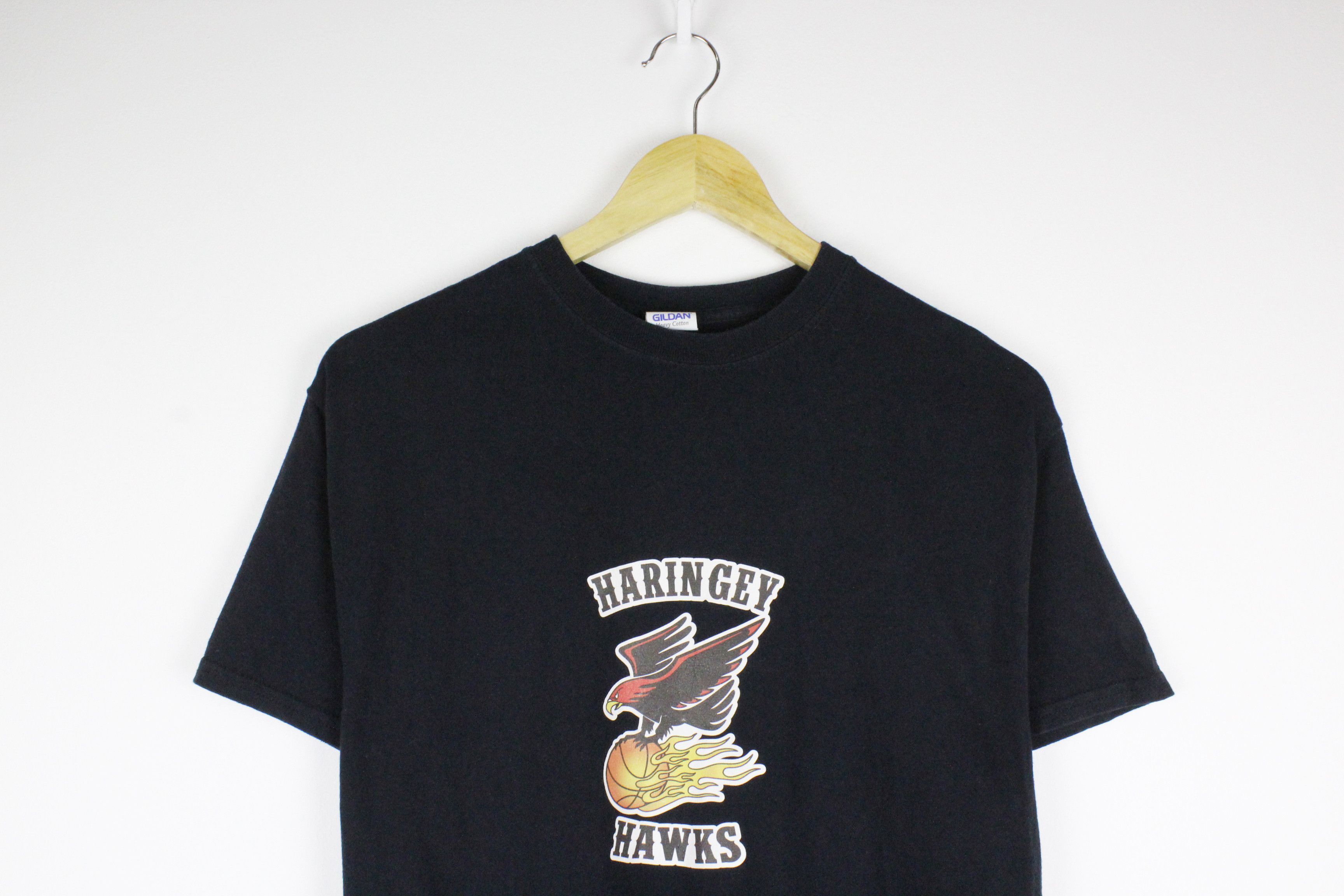 NBA × Vintage Vintage Haringey Hawks Basketball Club T-shirt Size US M / EU 48-50 / 2 - 2 Thumbnail