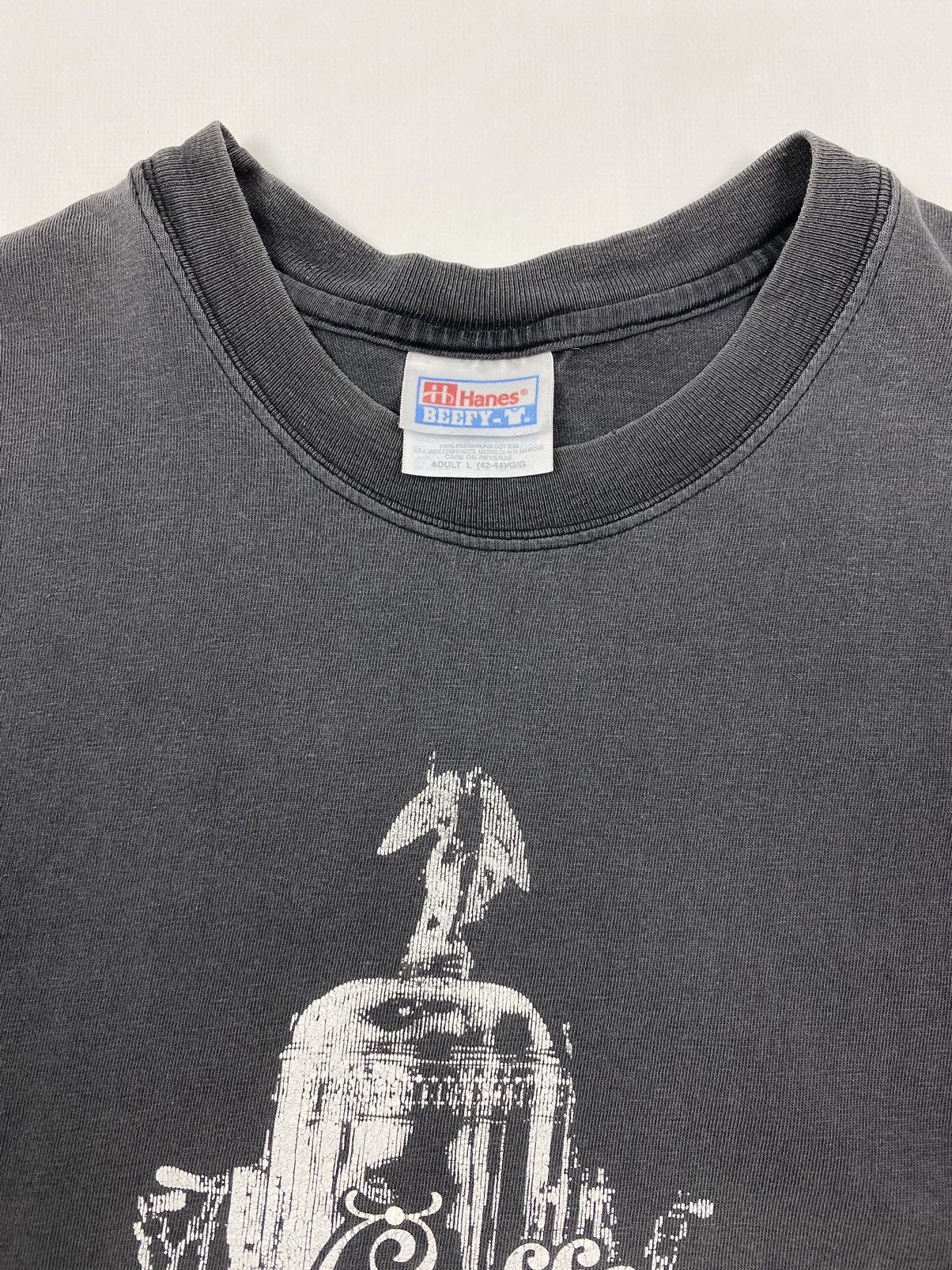 Vintage 2000’s Vintage Faded Grey Caffe Reggio New York Graphic Tee Size US L / EU 52-54 / 3 - 4 Thumbnail