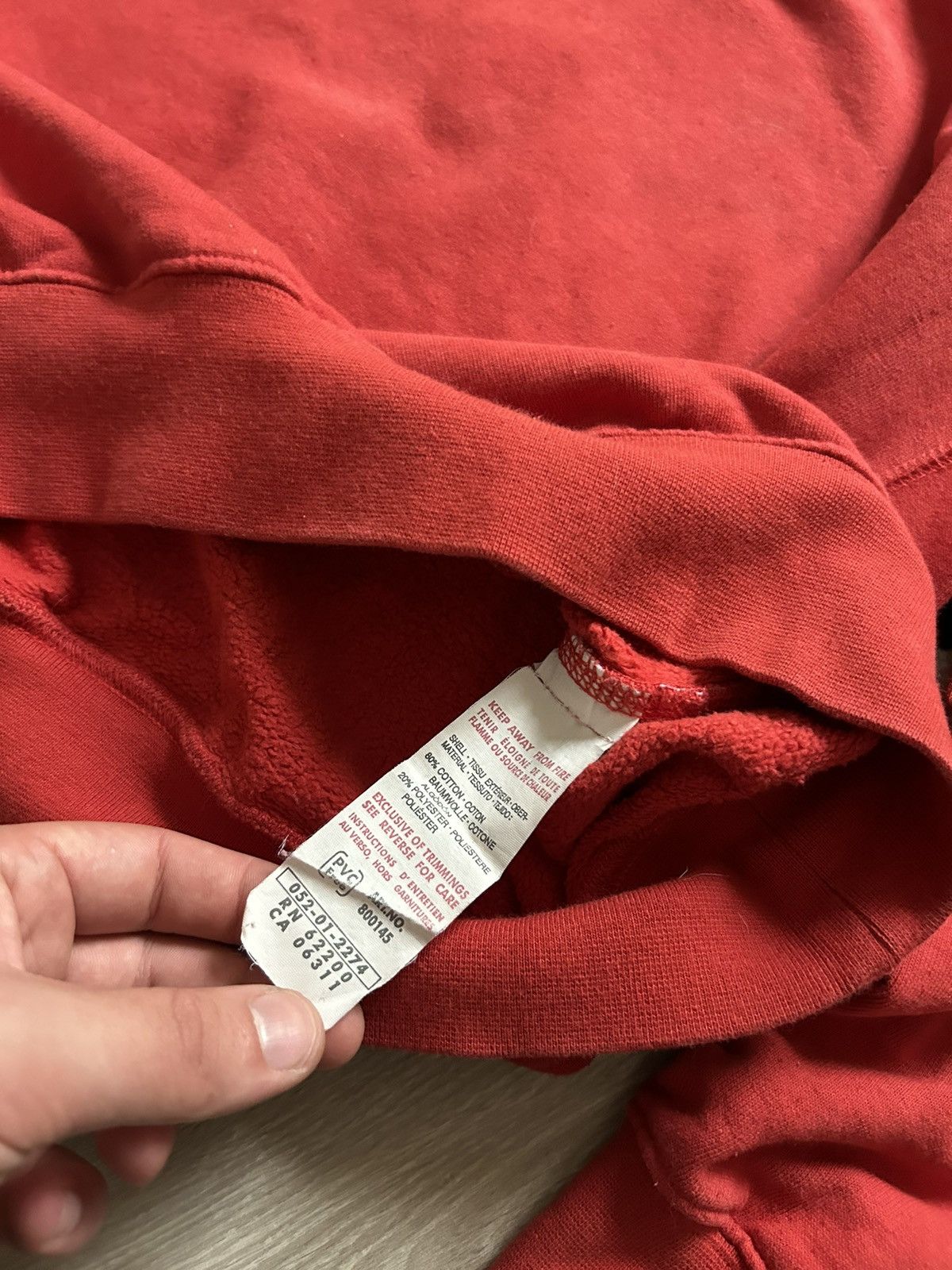 Puma × Vintage Vintage Puma sweatshirt 90s oversized big logo red Size US S / EU 44-46 / 1 - 4 Thumbnail