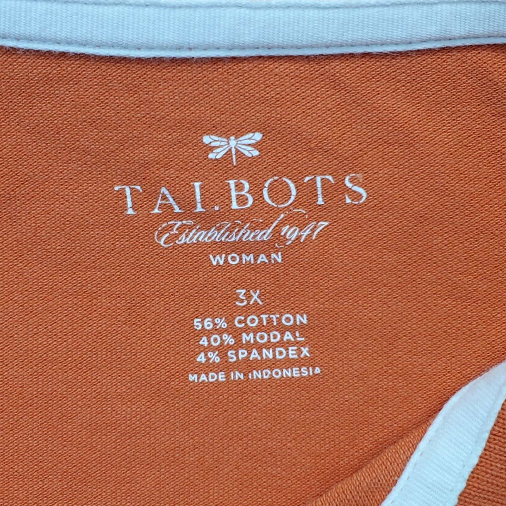 Talbots Talbots Polo Shirt Womens 3X Orange Stretch Short Sleeve Polo Shirt Womens 3X Orange Stretch Short Sleeve Embroidered Logo Size XXL / US 16-18 / IT 52-54 - 5 Thumbnail