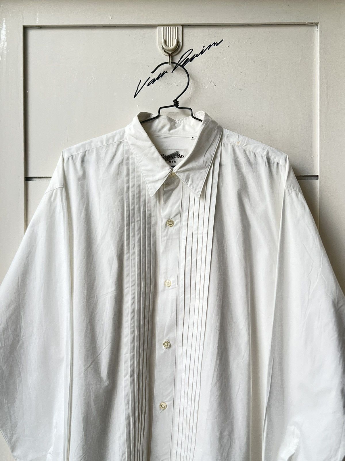 Yohji Yamamoto BOSEY’S BAZ MEN White Shirt Size US L / EU 52-54 / 3 - 8 Thumbnail