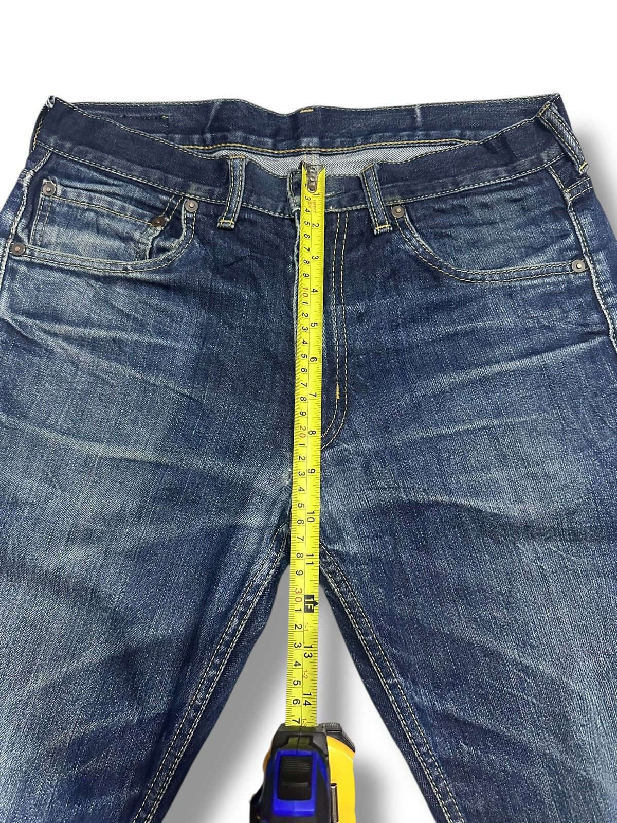 HOLLYWOOD RANCH MARKET Vintage HRM Distressed Jeans Baggy Loose With Thunder Faded Size US 32 / EU 48 - 14 Thumbnail