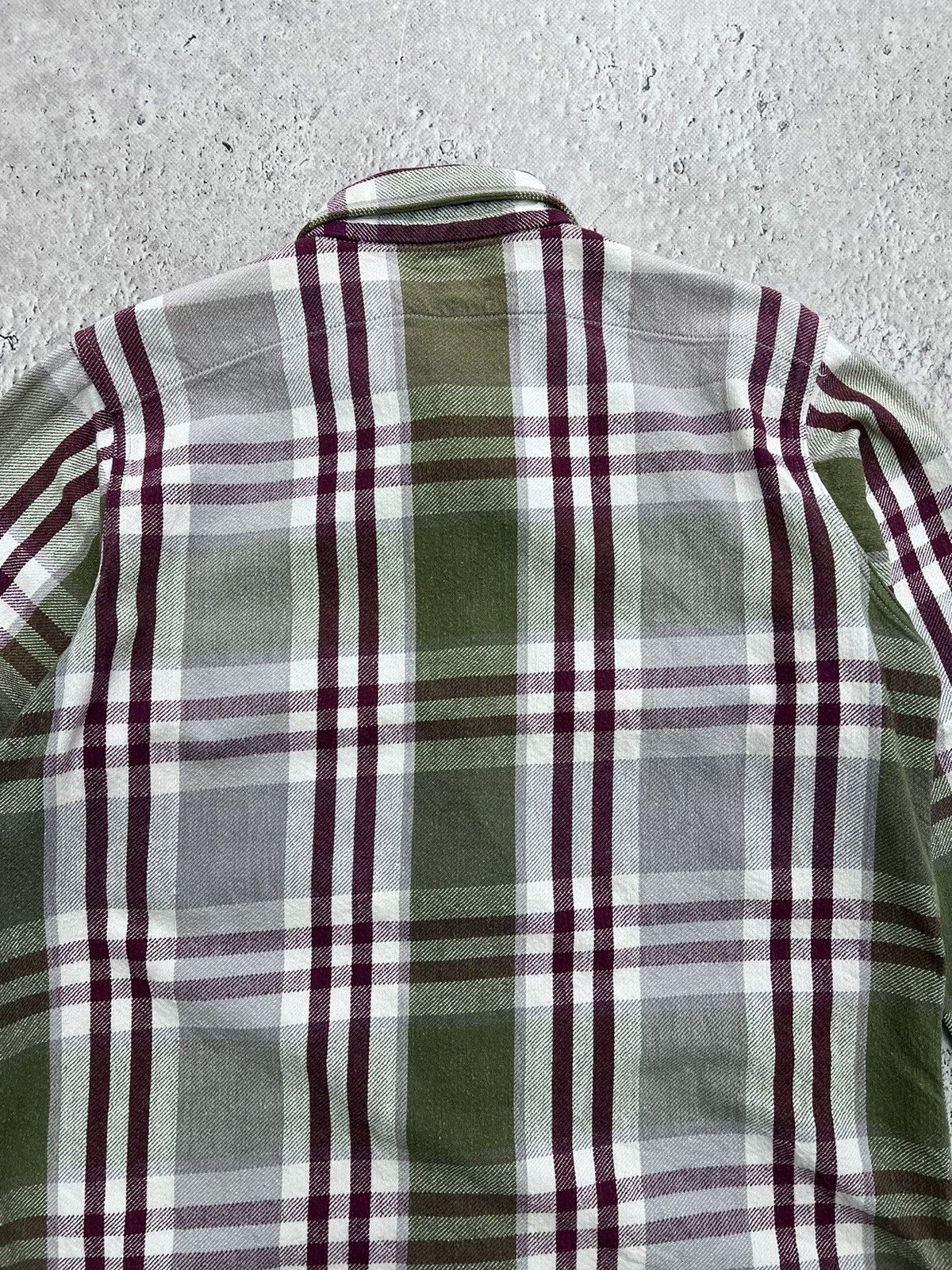 Japanese Brand × Warehouse Warehouse Dubble Works Double Pocket Plaid Flannel Shirt Size US M / EU 48-50 / 2 - 14 Thumbnail
