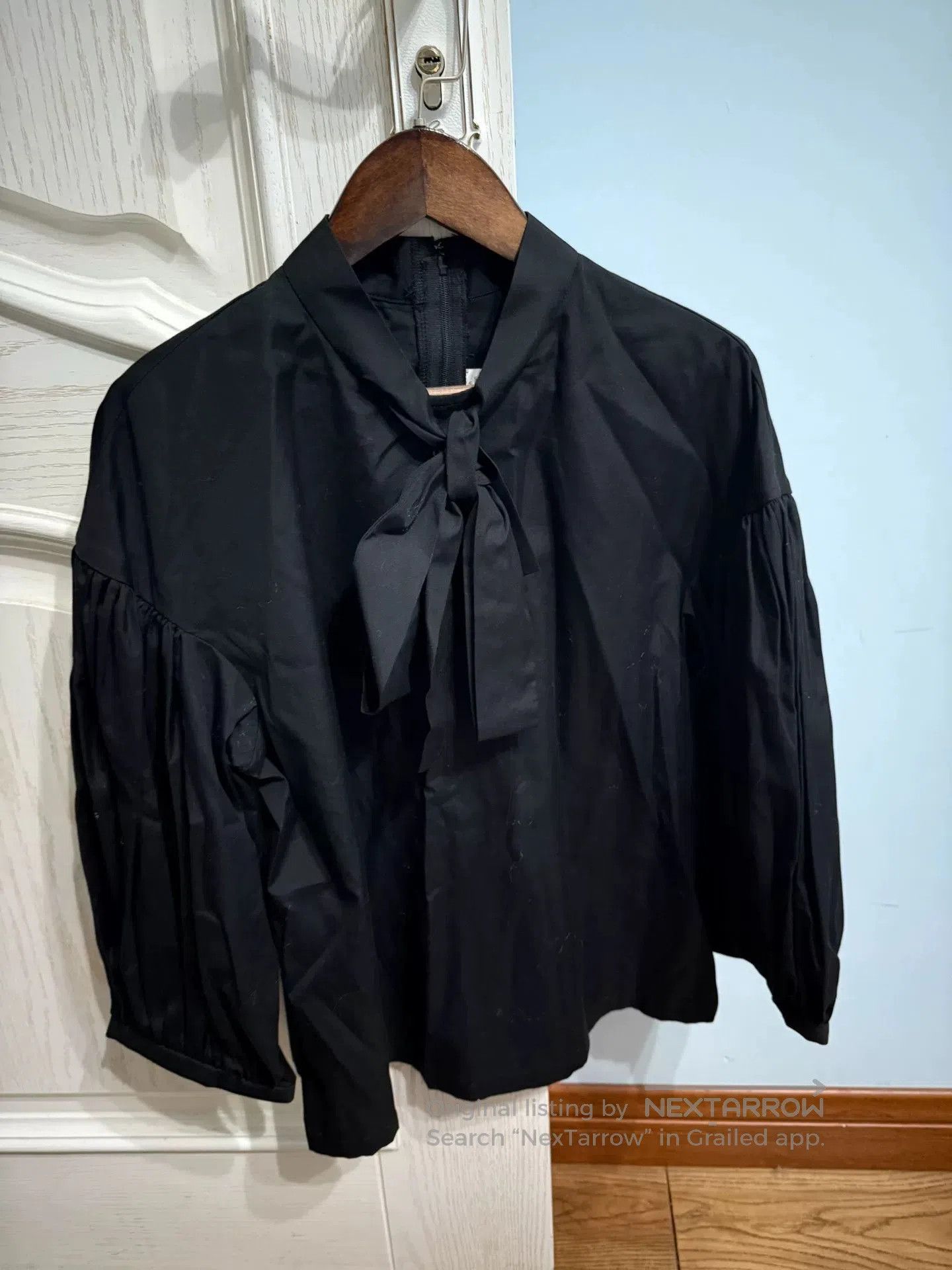 CDG by Comme des Garcons CDG Bow Tie Shirt Top Black. Size M / US 6-8 / IT 42-44 - 1 Thumbnail
