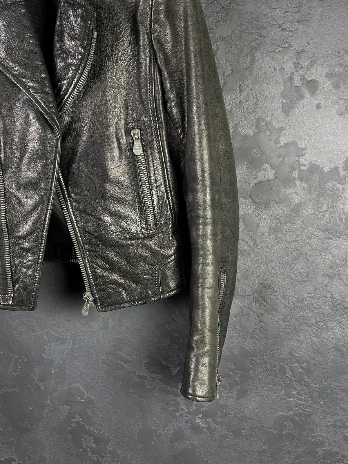 Balenciaga Balenciaga Vintage Biker Leather Jacket Size S / US 4 / IT 40 - 5 Thumbnail