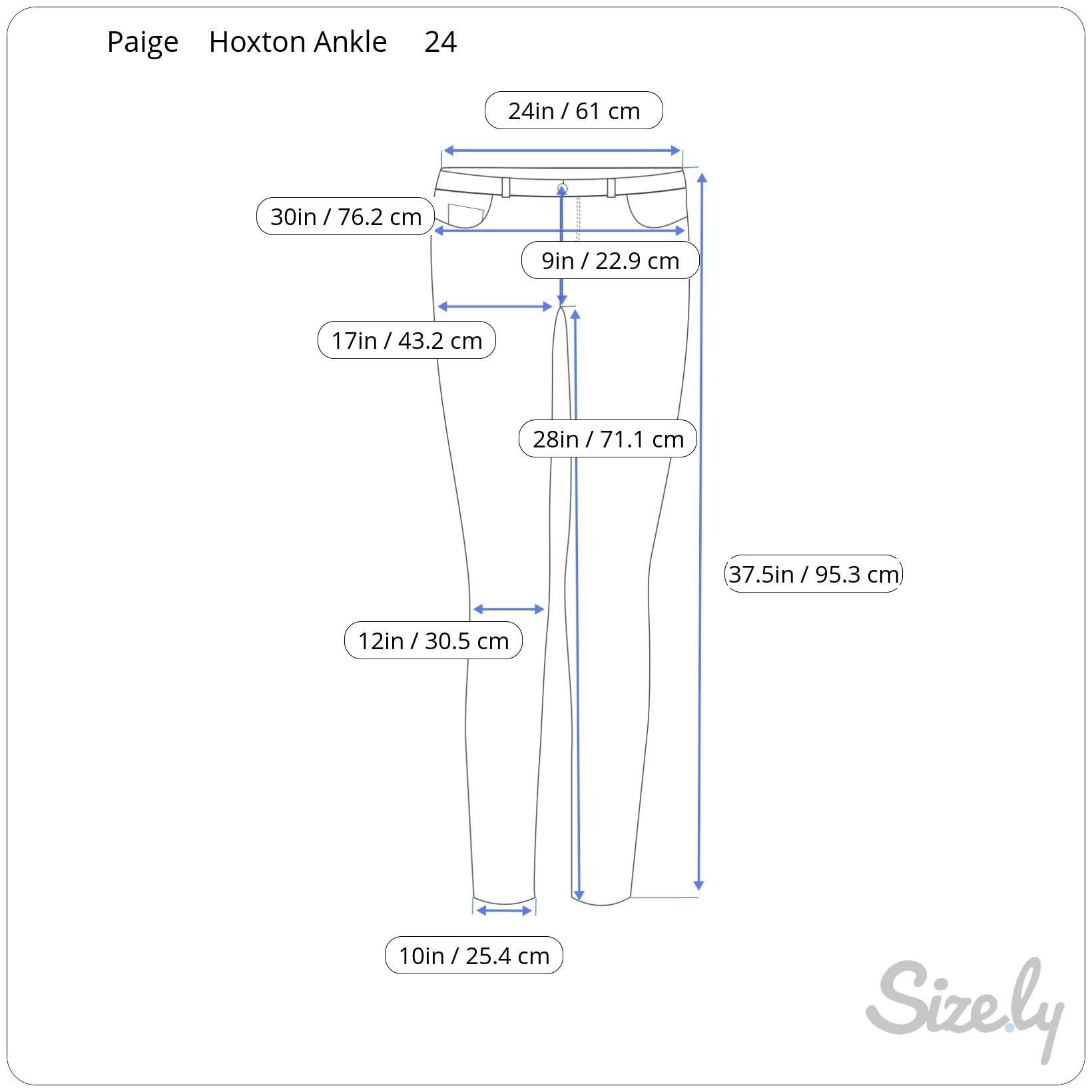 Paige Paige Hoxton Ankle High Rise Skinny Jeans Size 24 Transcend Size 42" / US 20 - 5 Thumbnail