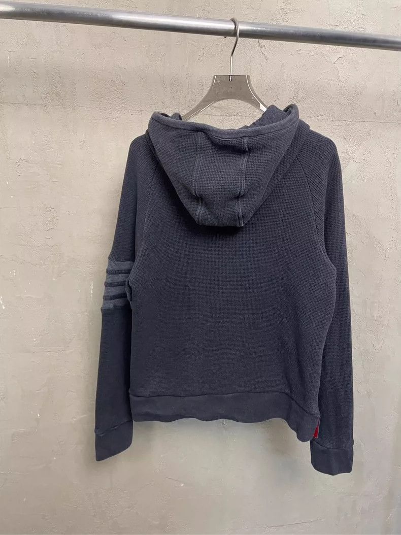 Thom Browne Thom Browne size2 Gray waffle zipper jacket shirt Size US M / EU 48-50 / 2 - 2 Thumbnail