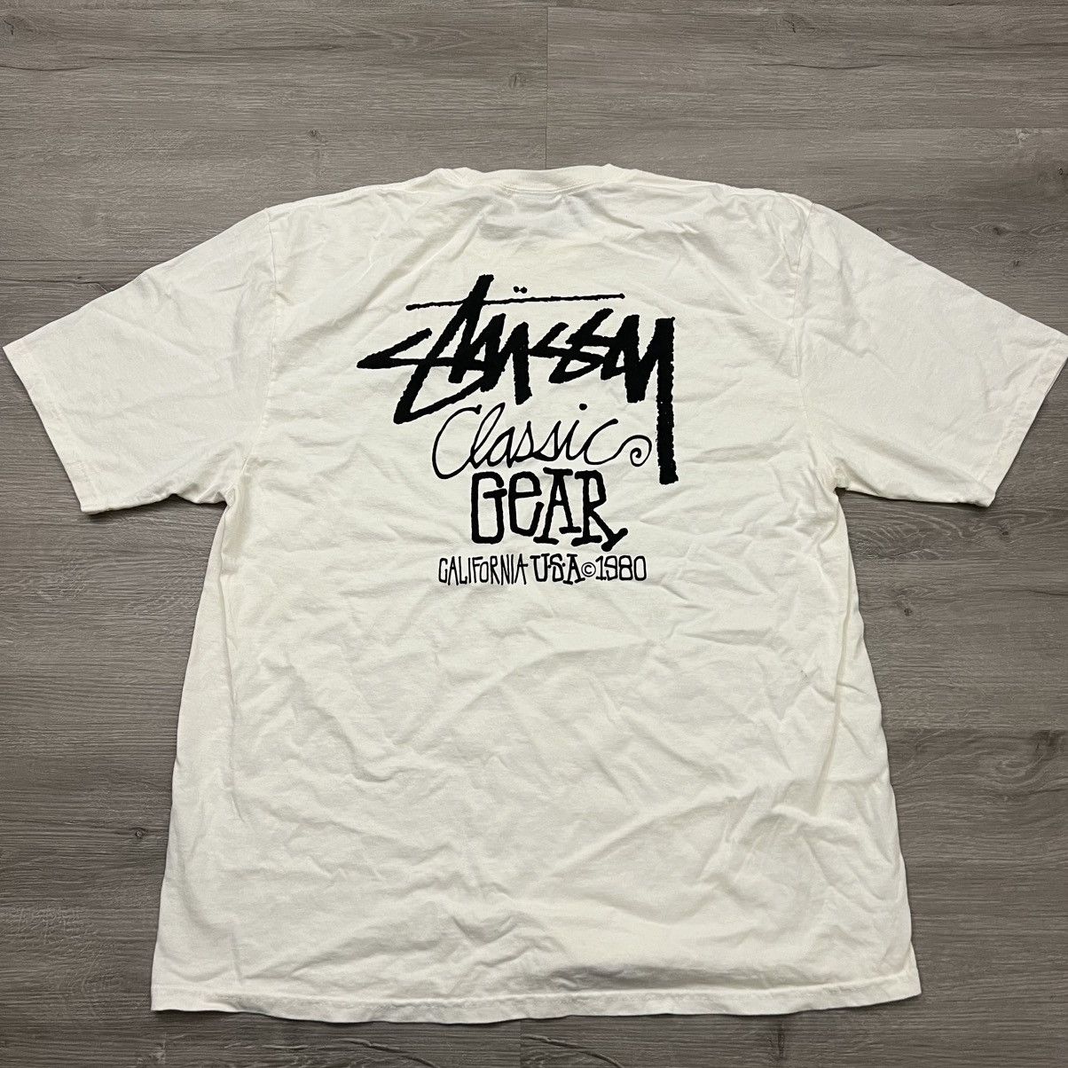 Stussy Stussy Classic Gear Tee Size US XL / EU 56 / 4 - 6 Thumbnail