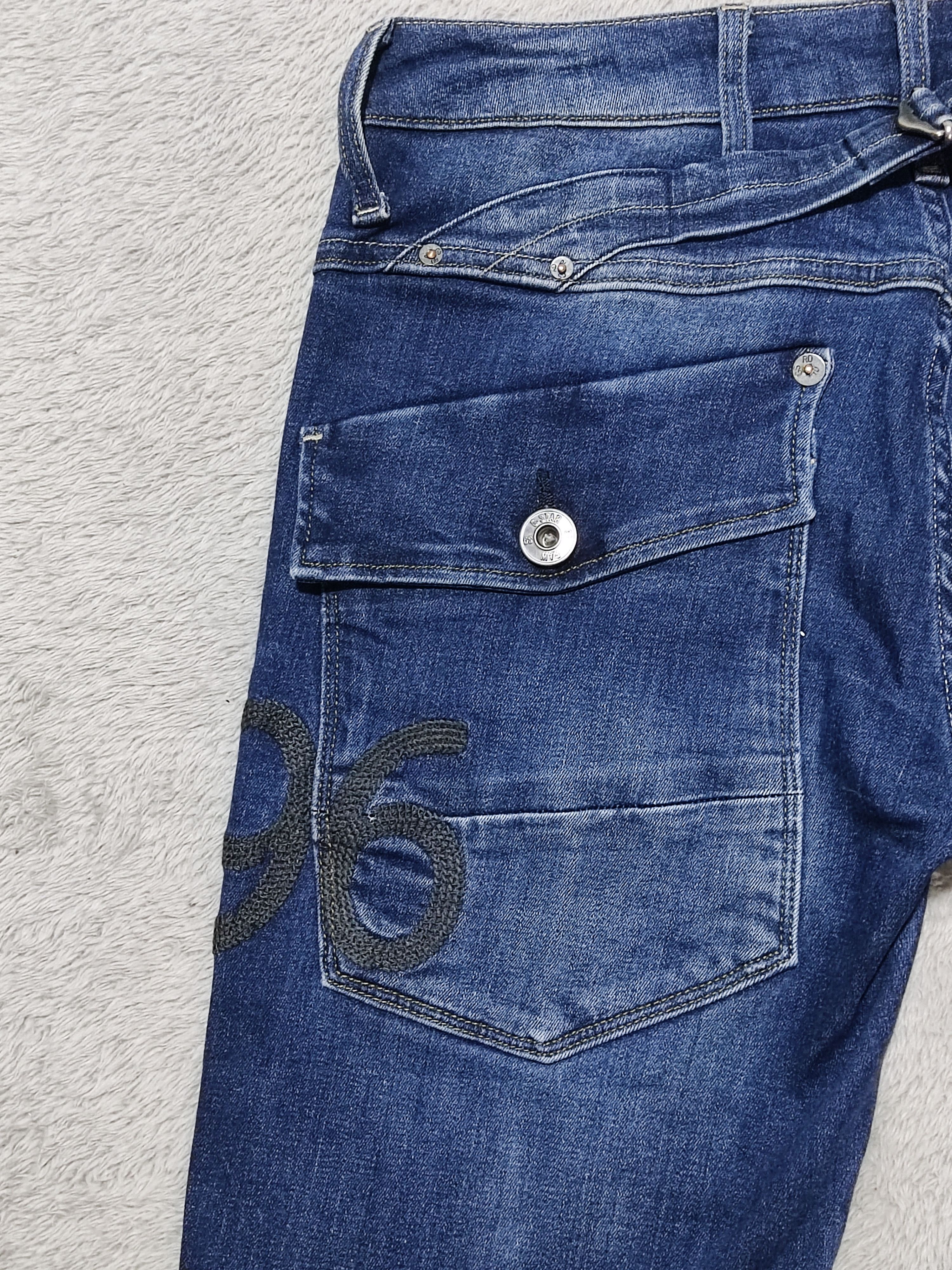 G-Star VTG G-Star RAW 5620 Heritage Embro Tapered Jeans 96 Style Size 29" - 11 Thumbnail