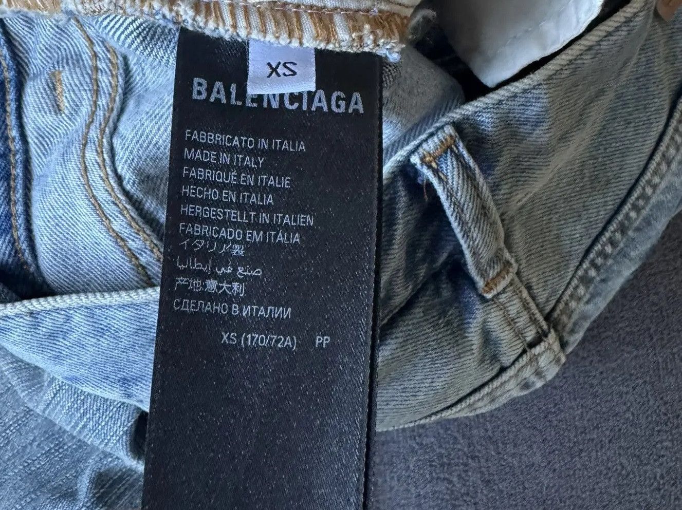 Balenciaga Balenciaga Cut Up Denim Size US 30 / EU 46 - 5 Thumbnail