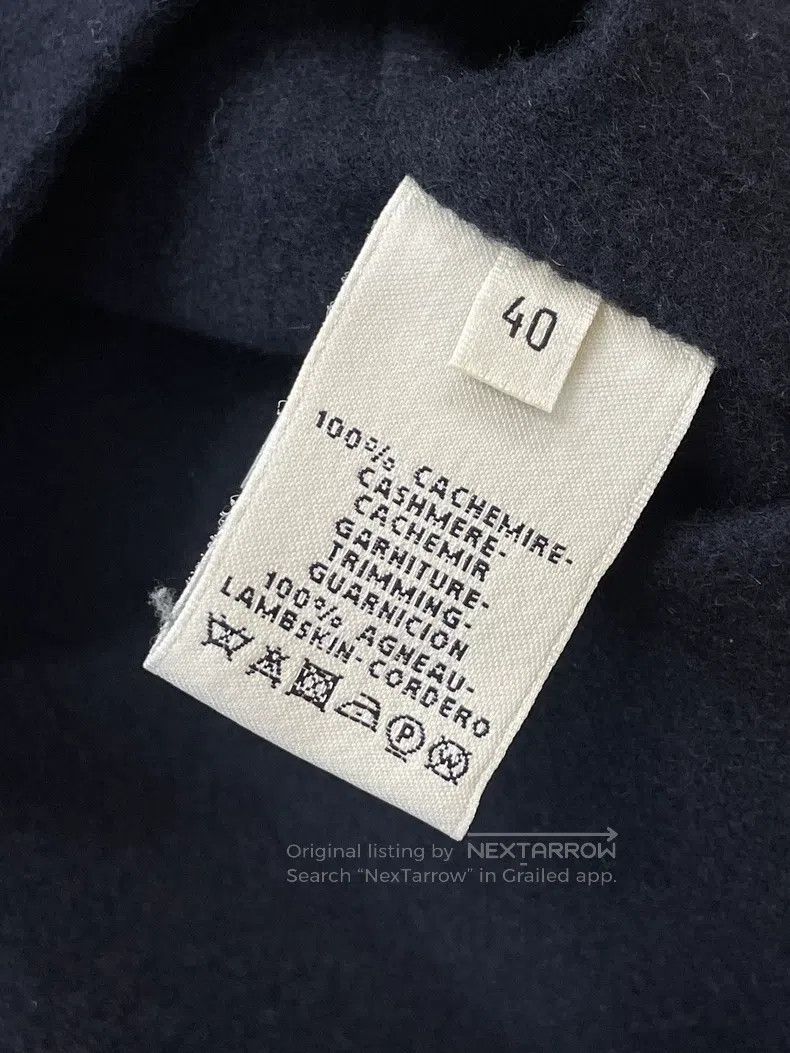 Hermes Hermes Dark Patterned Wool Knit Long Sleeve Top Size S / US 4 / IT 40 - 5 Thumbnail