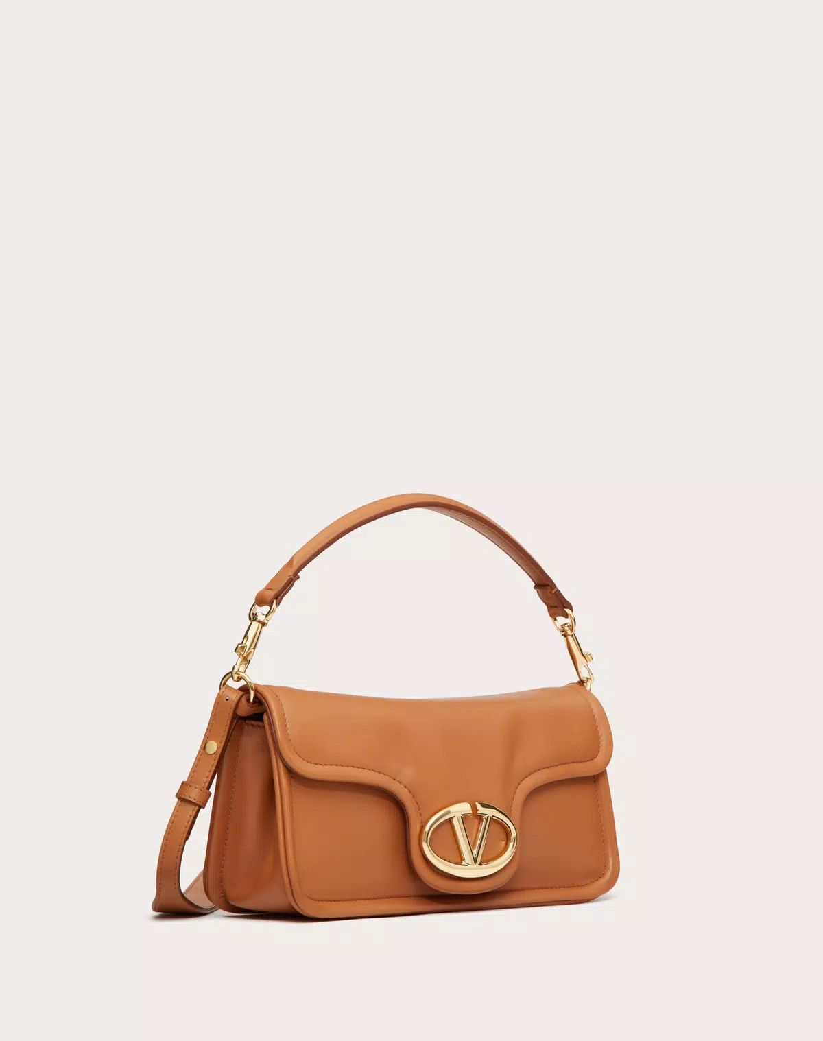Valentino oc11z0725 Size:OS/Nappa Leather Shoulder Bag in Almond Beige Size ONE SIZE - 2 Thumbnail