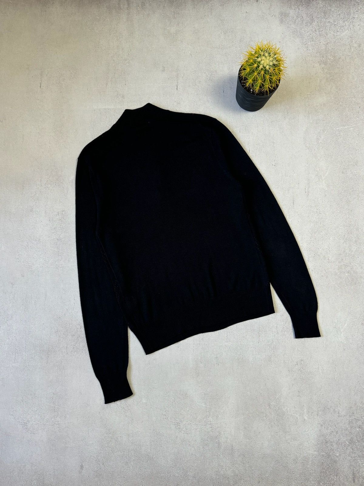 Zilli Zilli Sweater Cashemere Silk Zip 1/3 Monogram Mens 48 Size Size US M / EU 48-50 / 2 - 11 Thumbnail